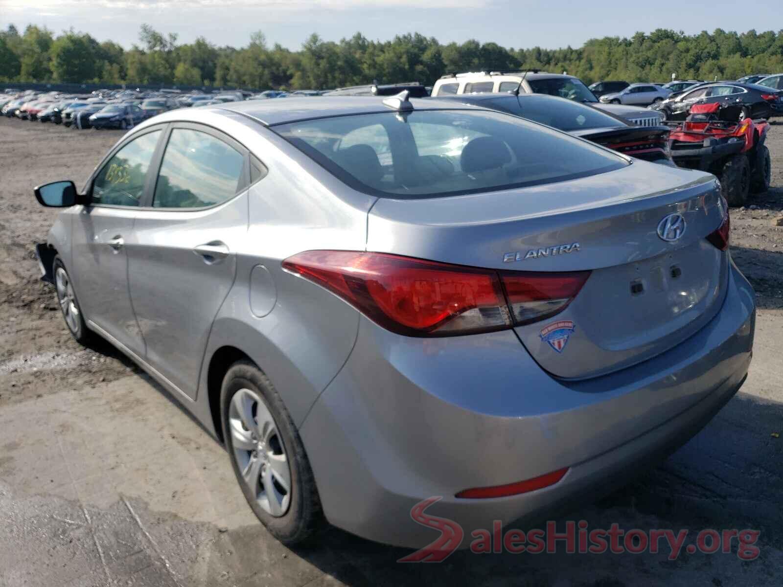 5NPDH4AE7GH678690 2016 HYUNDAI ELANTRA