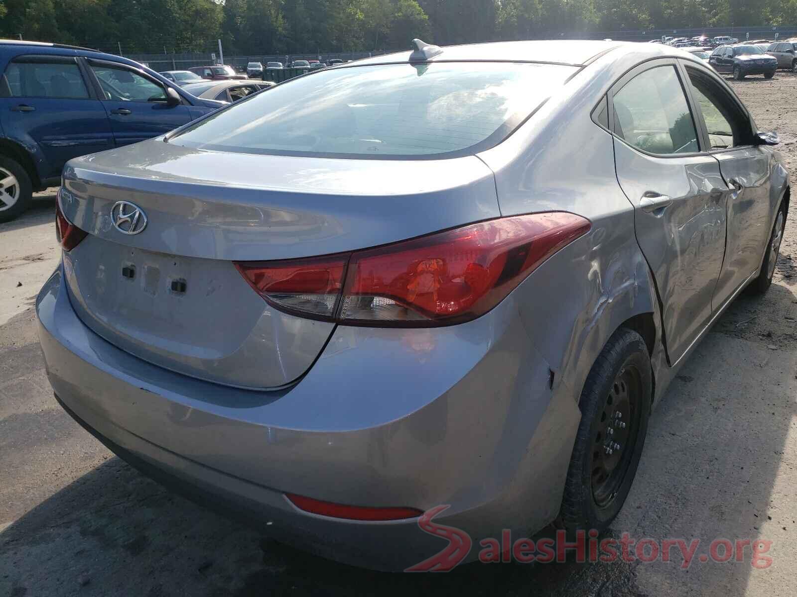 5NPDH4AE7GH678690 2016 HYUNDAI ELANTRA