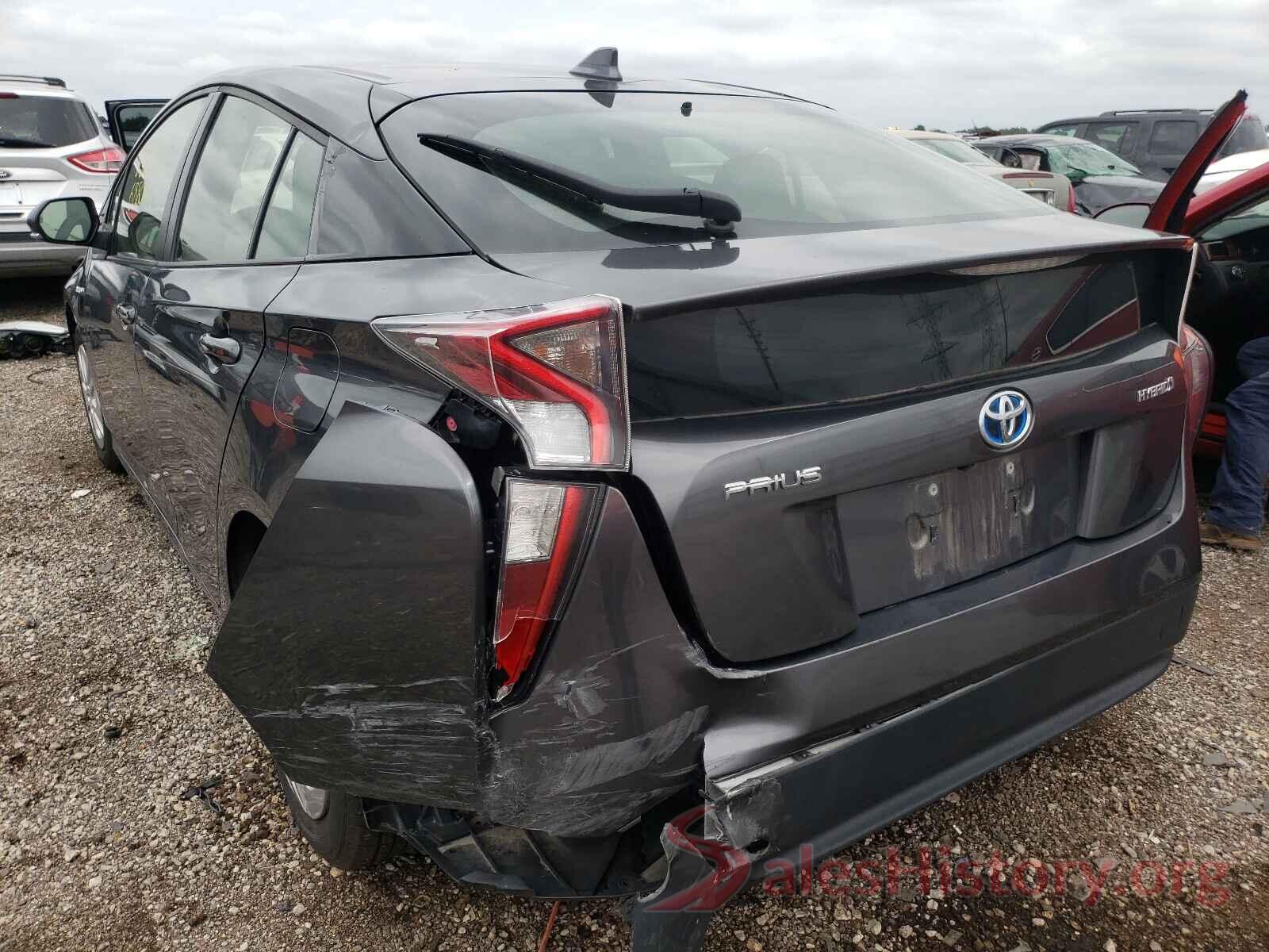 JTDKBRFU8G3004968 2016 TOYOTA PRIUS