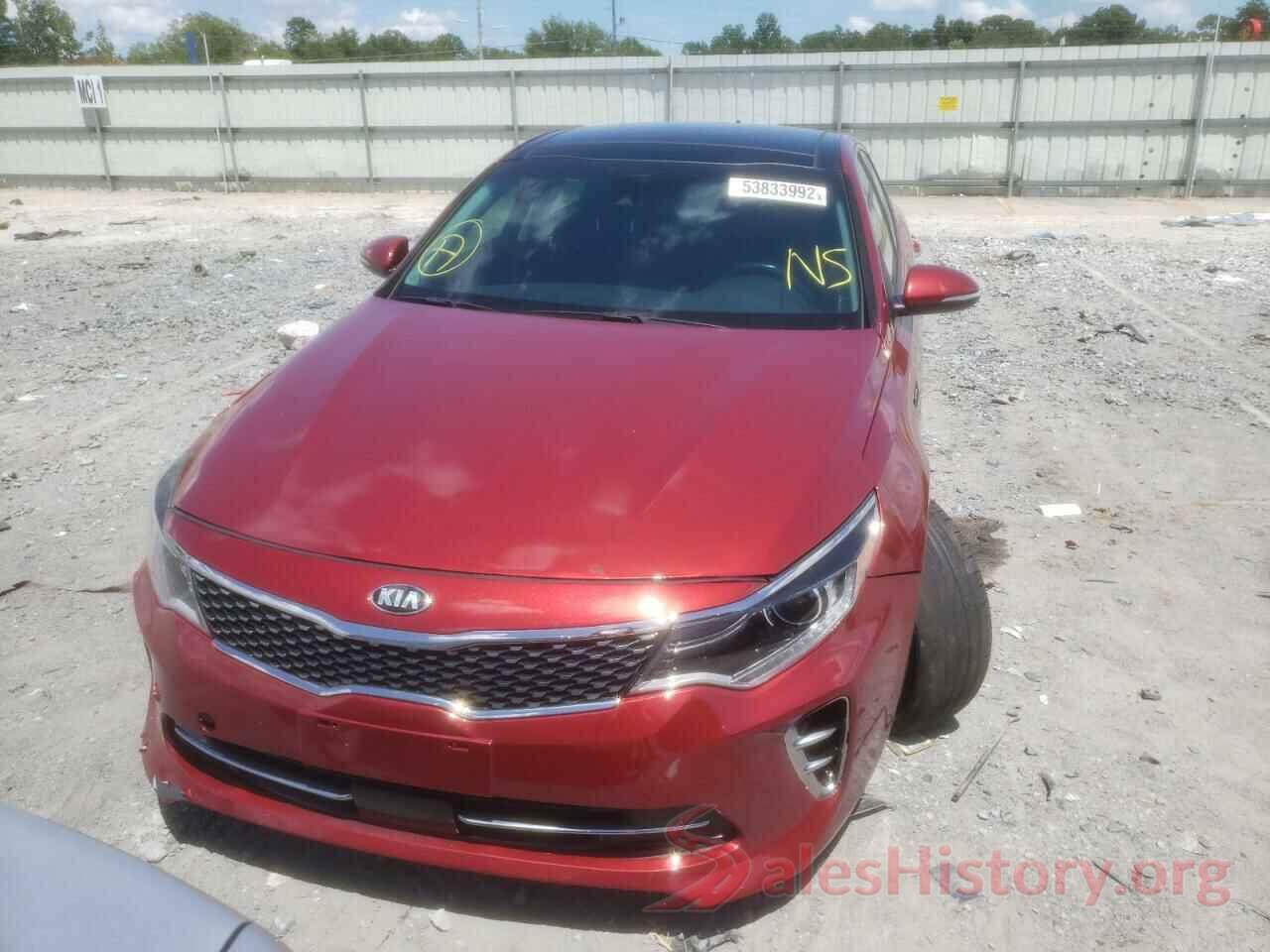 5XXGW4L27GG095781 2016 KIA OPTIMA