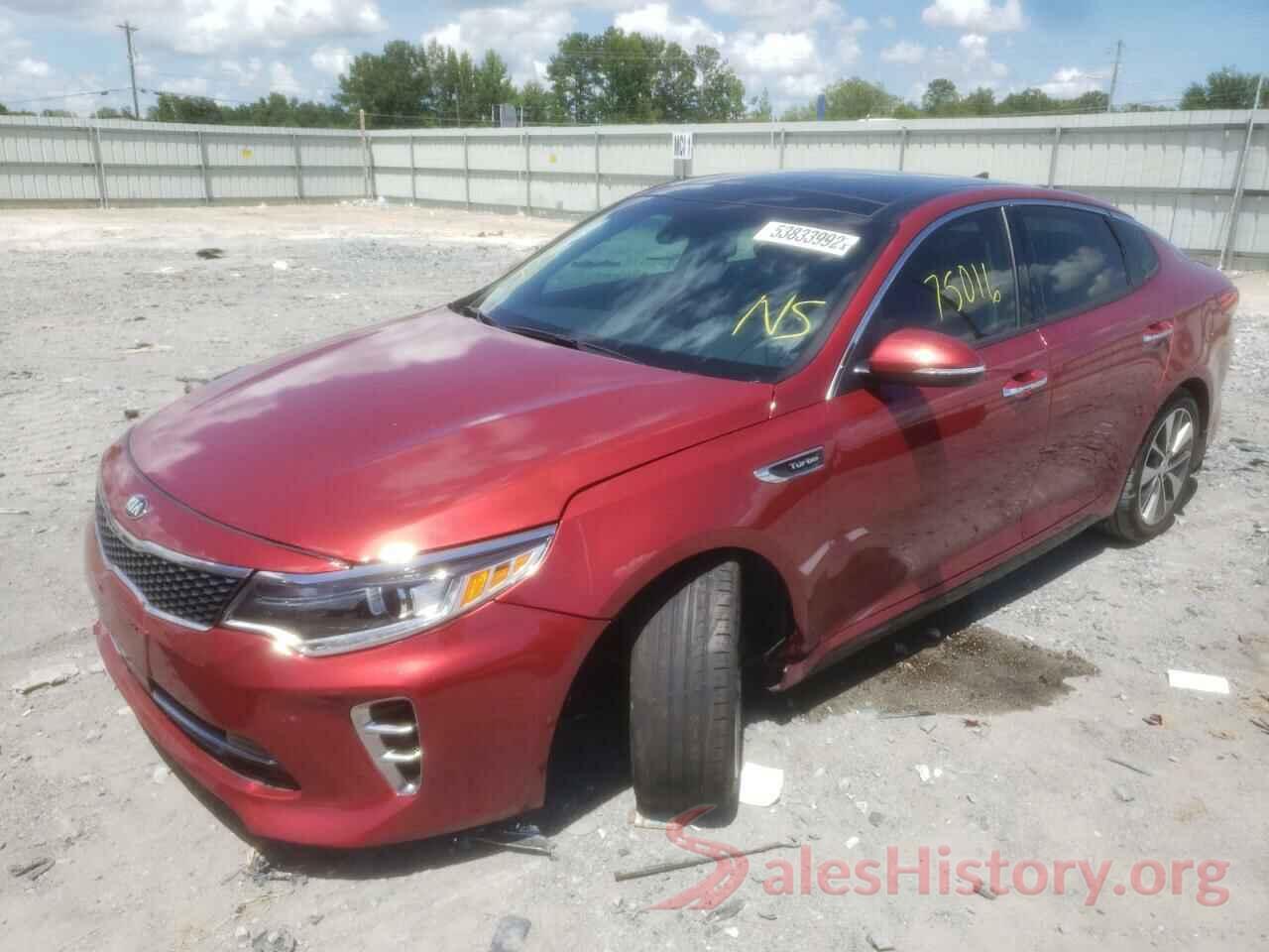 5XXGW4L27GG095781 2016 KIA OPTIMA