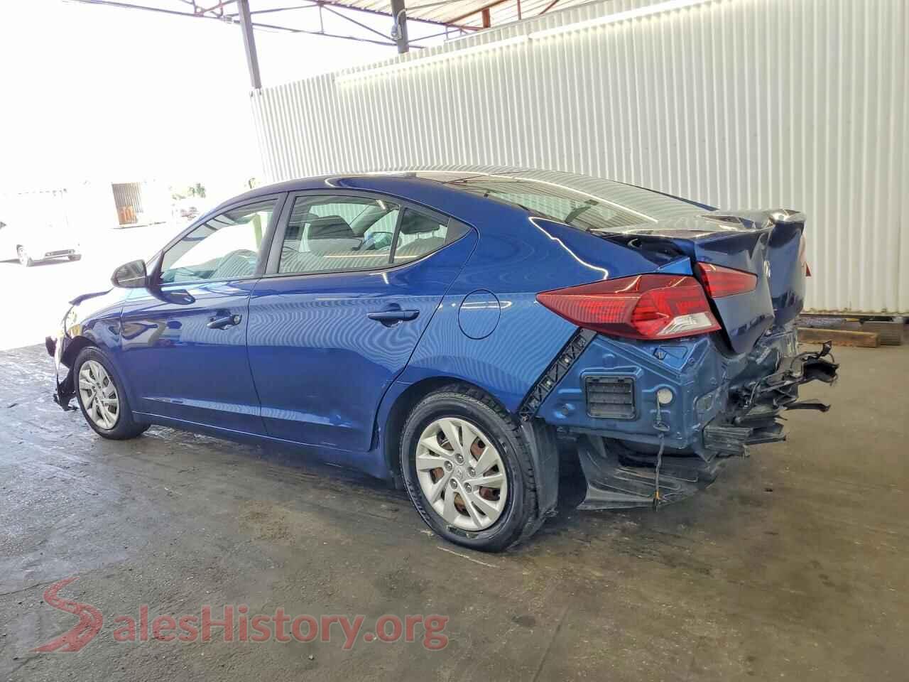 2019 HYUNDAI ELANTRA VIN 5NPD74LF2KH488409, front view