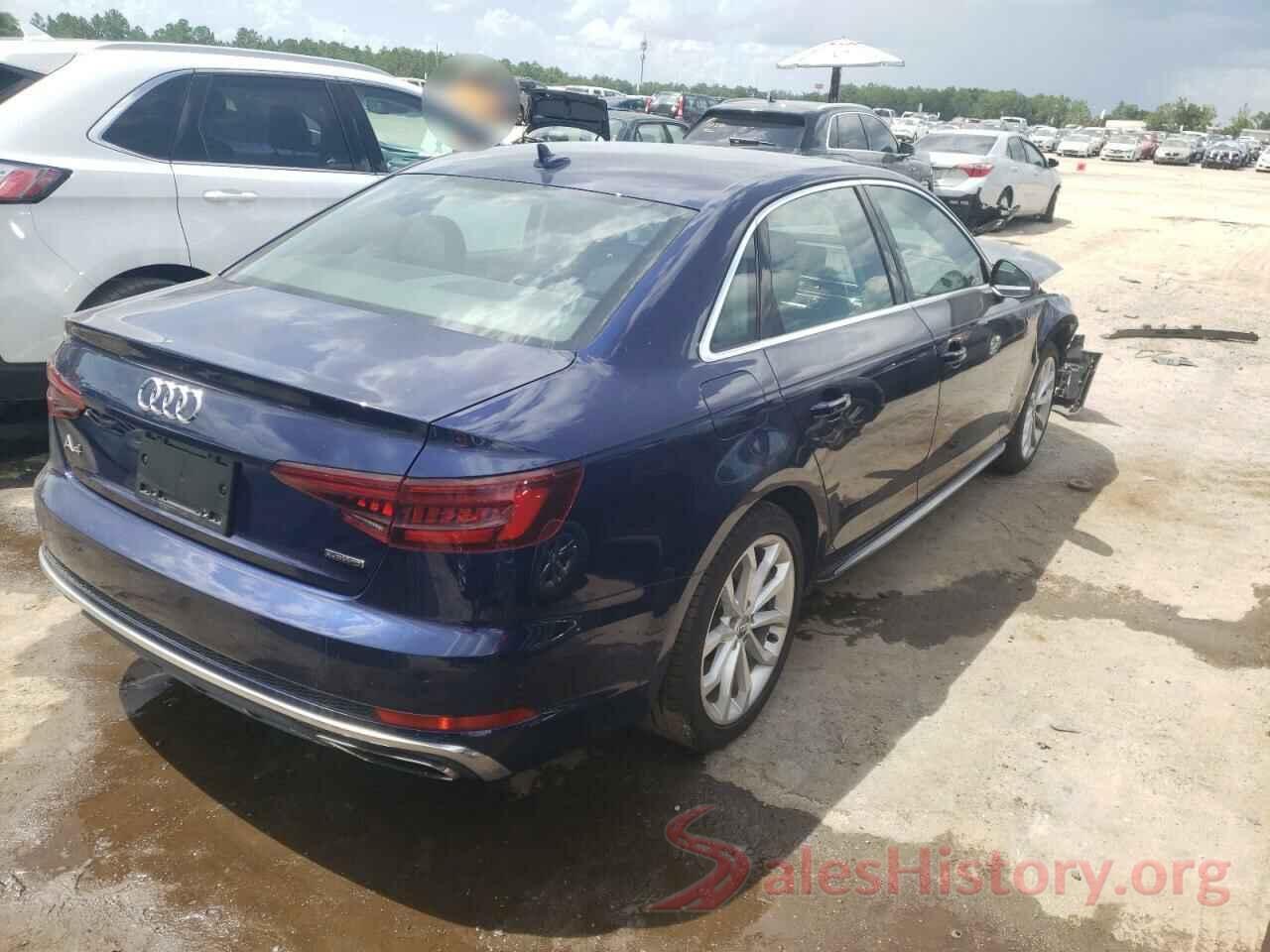 WAUDNAF48KA024978 2019 AUDI A4