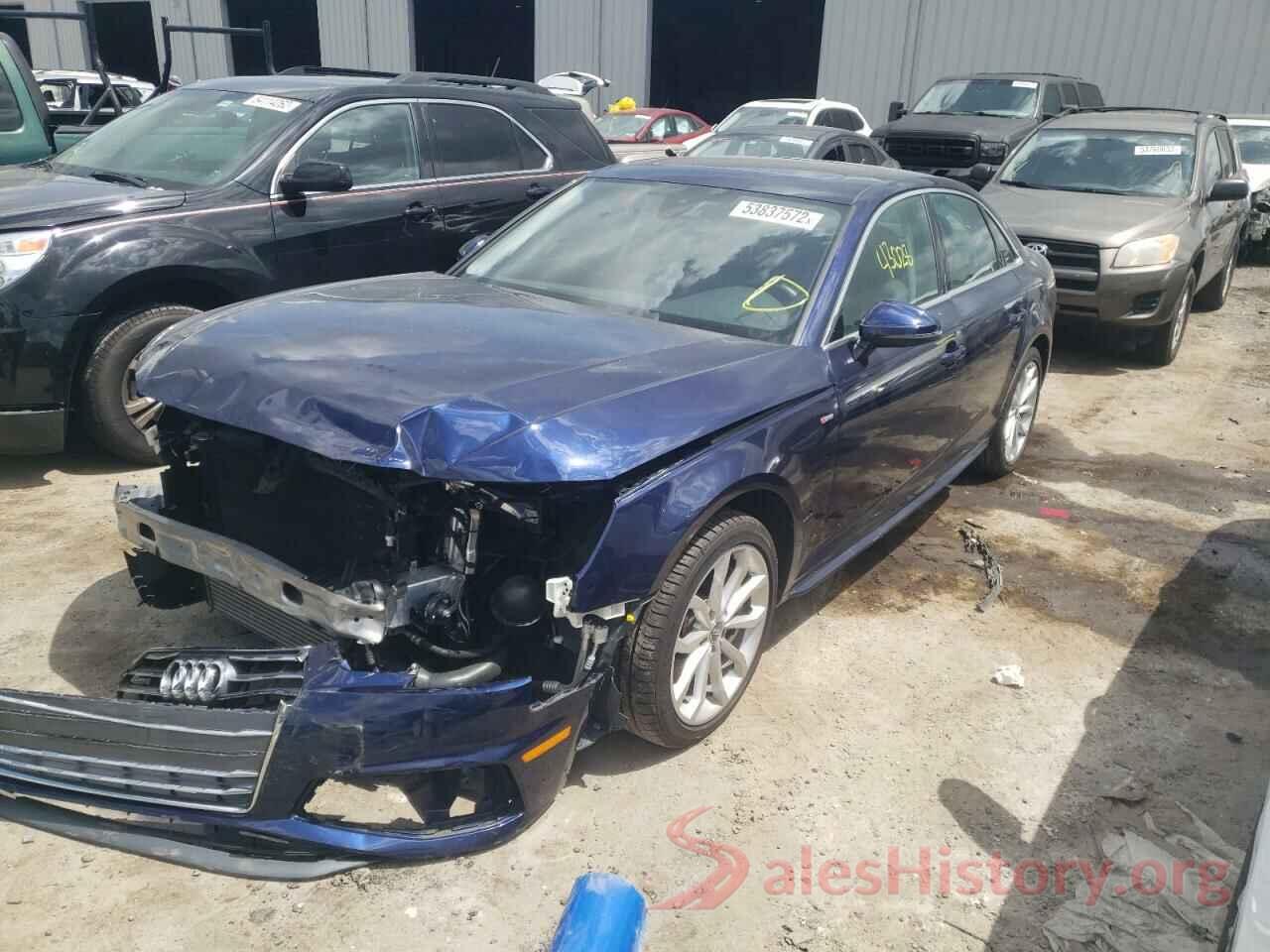 WAUDNAF48KA024978 2019 AUDI A4