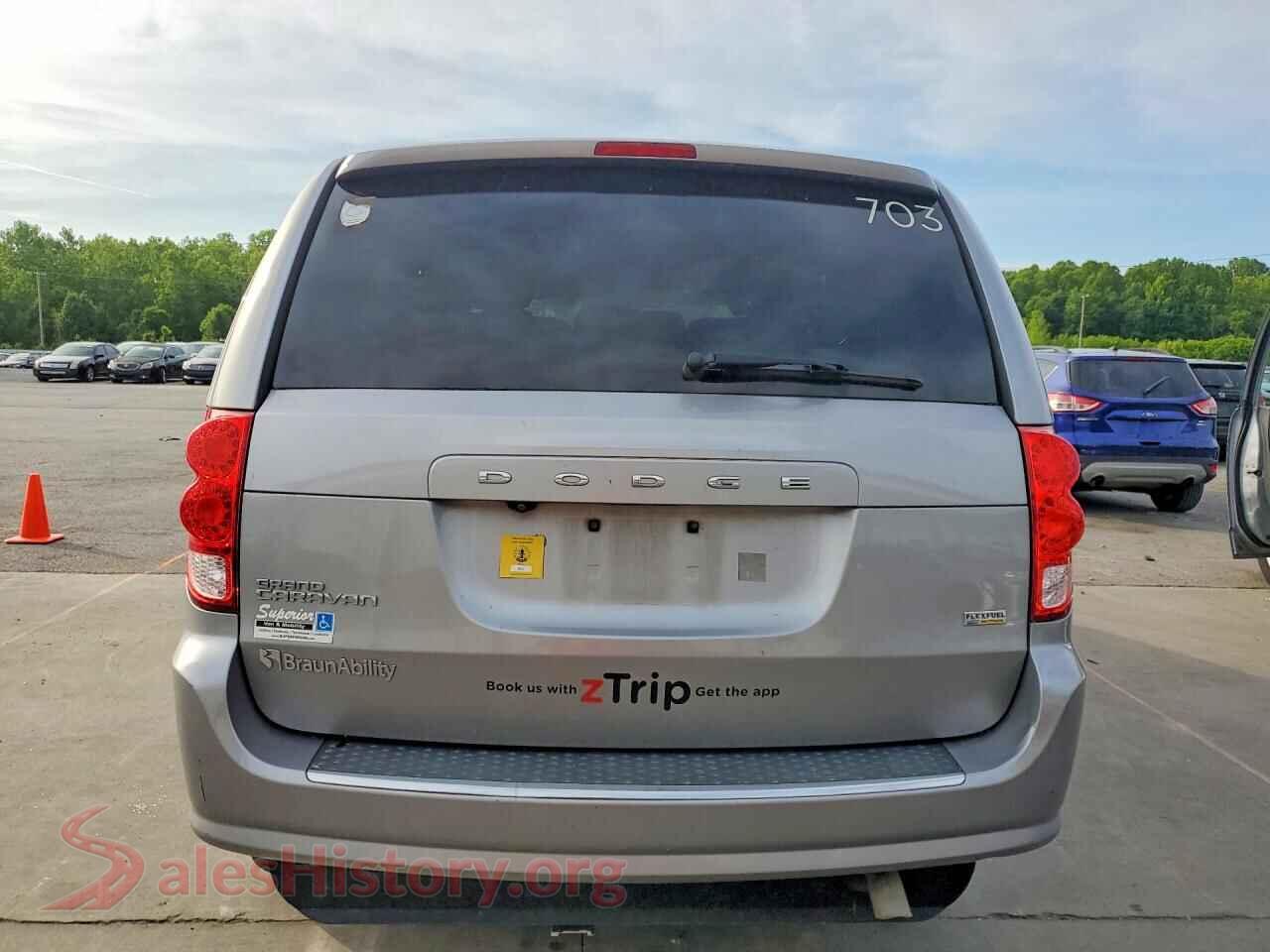 2019 DODGE CARAVAN VIN 2C7WDGBG6KR792040, left side view