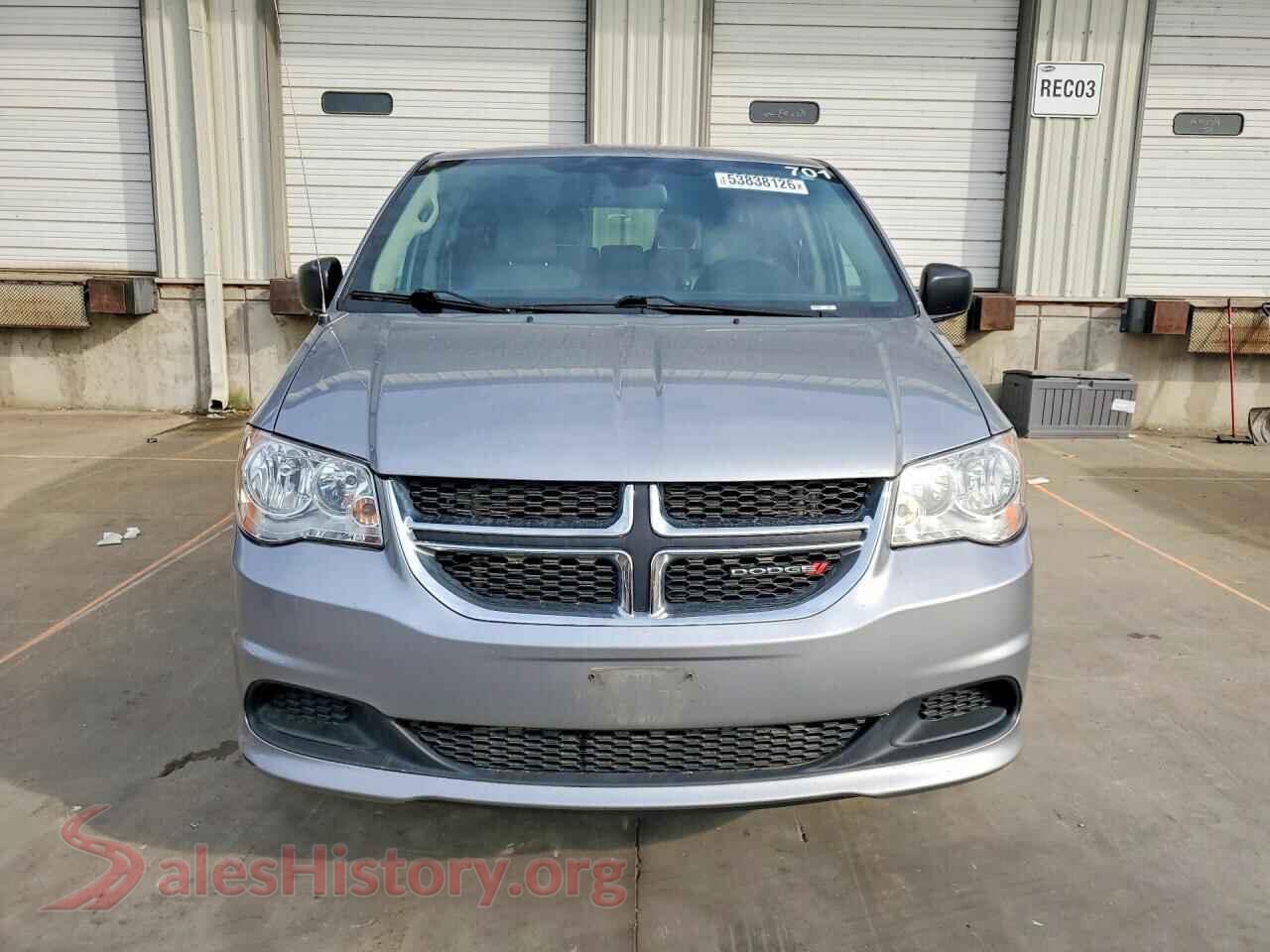2019 DODGE CARAVAN VIN 2C7WDGBG4KR792053, rear view