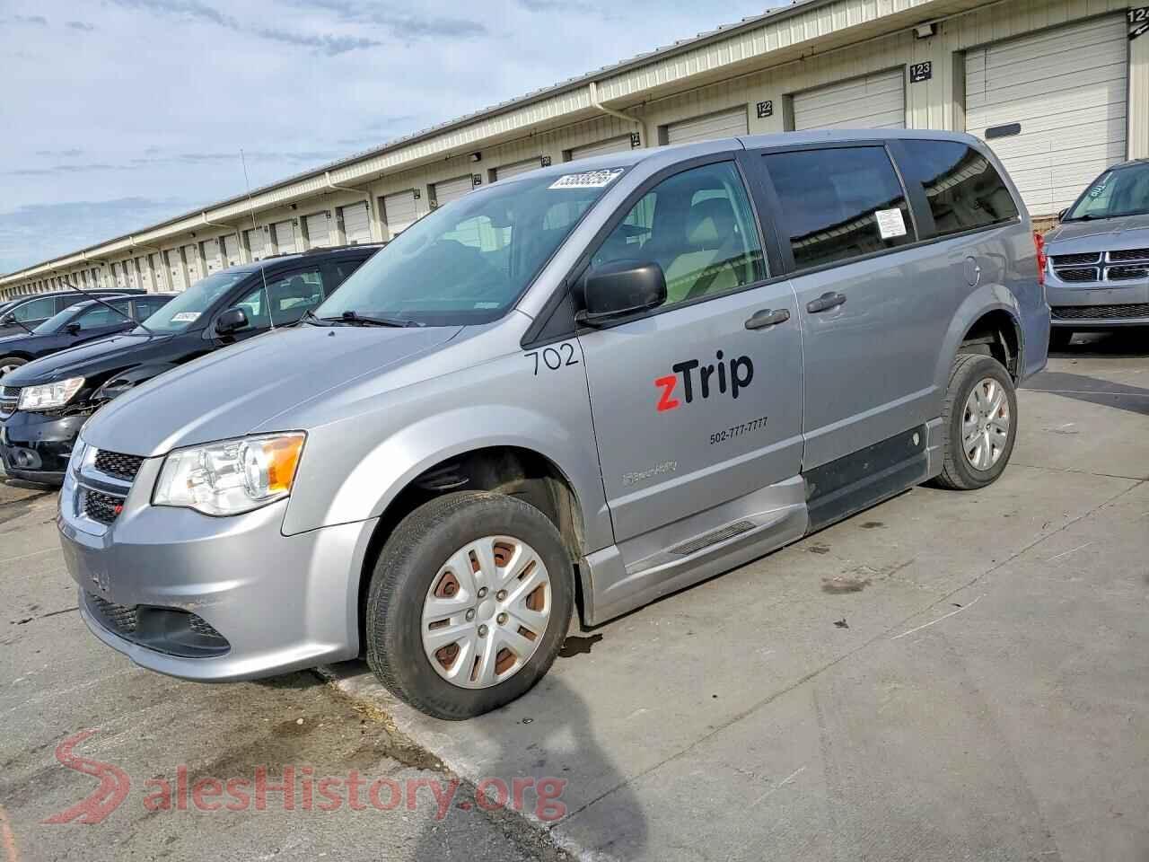 2019 DODGE CARAVAN VIN 2C7WDGBG6KR792037, auction photo
