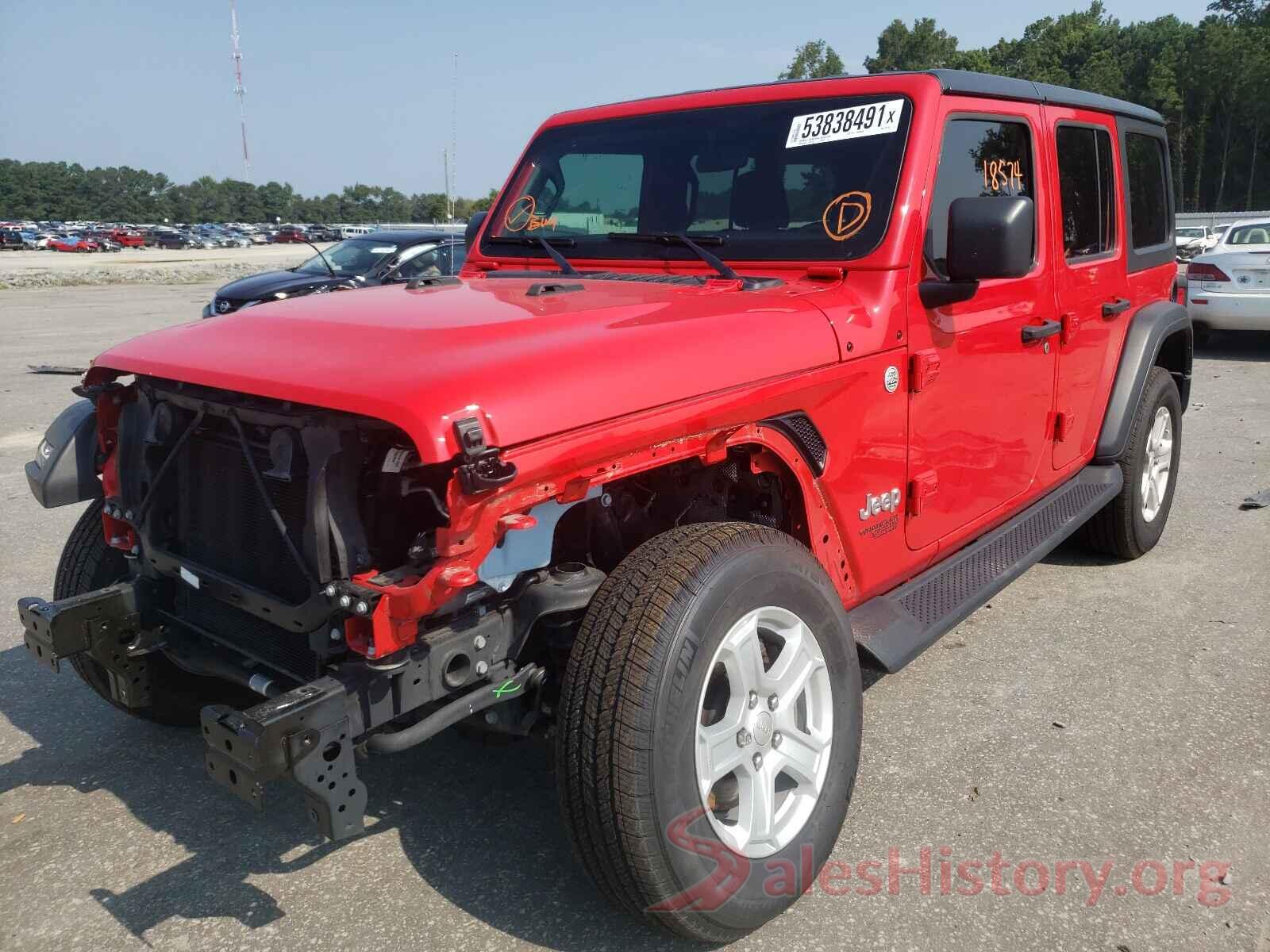 1C4HJXDG6LW121147 2020 JEEP WRANGLER