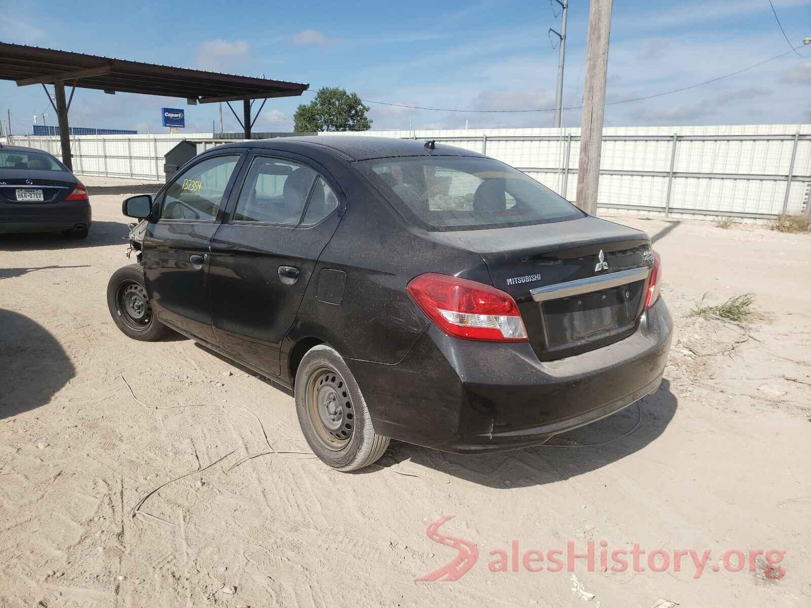 ML32F3FJ4HHF06295 2017 MITSUBISHI MIRAGE