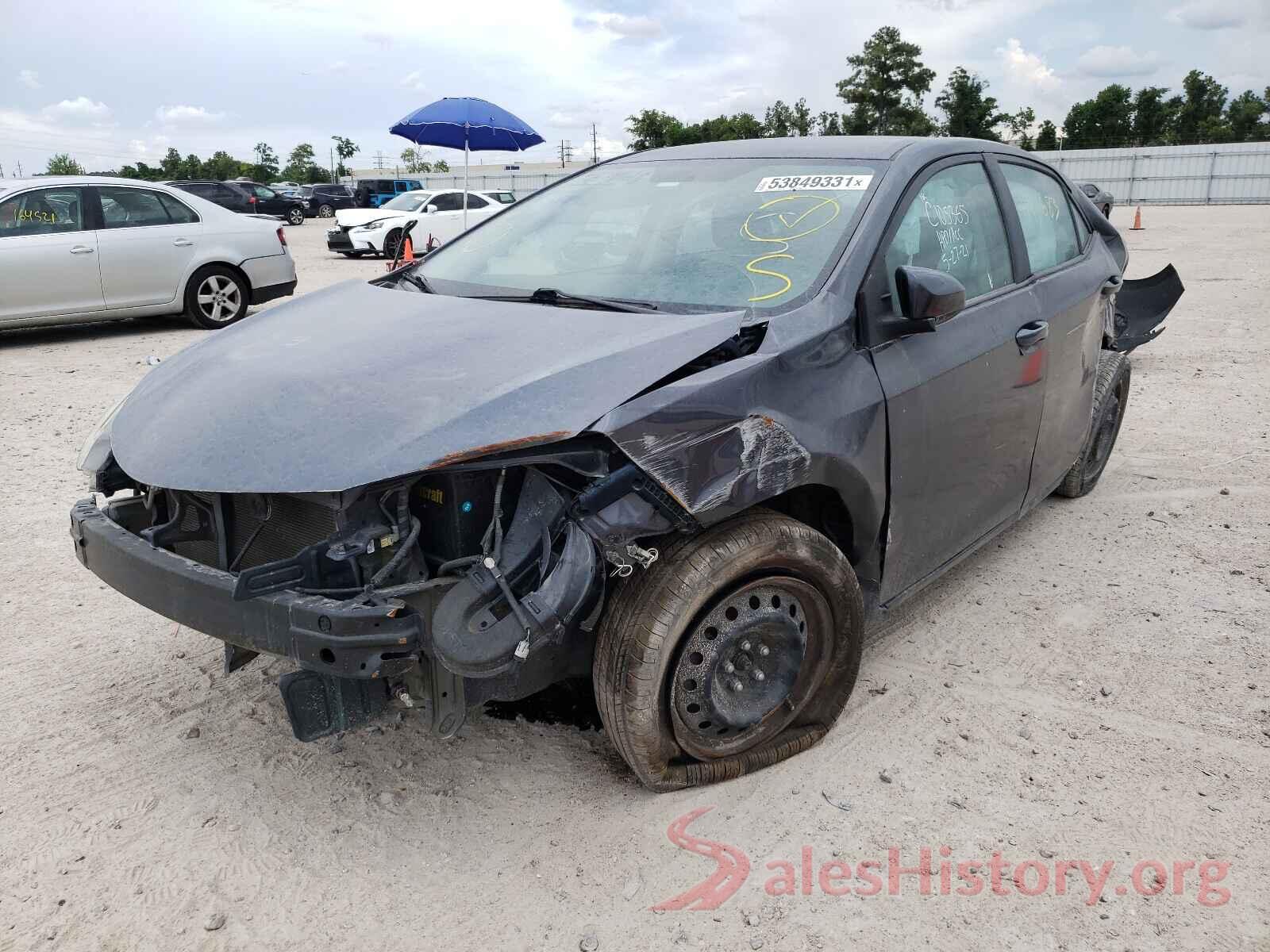 5YFBURHE0GP465637 2016 TOYOTA COROLLA