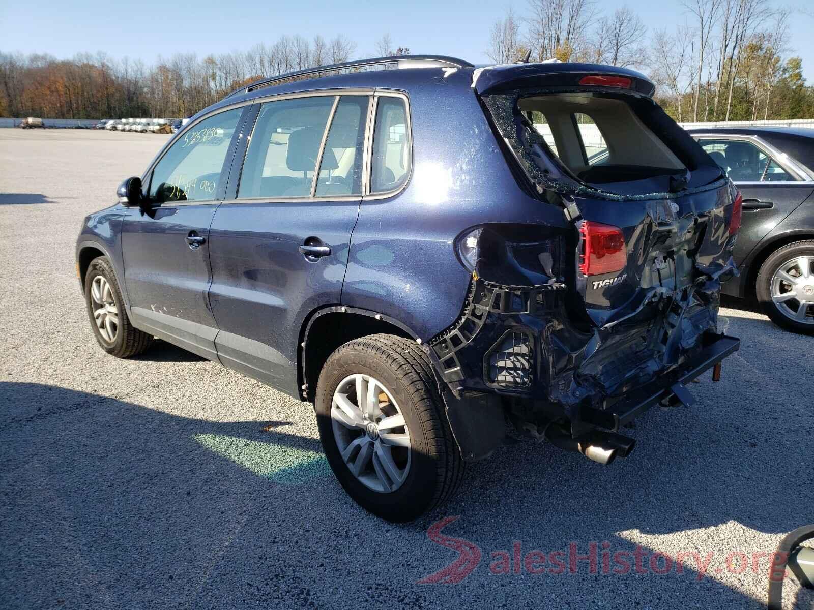 WVGBV7AXXGW578947 2016 VOLKSWAGEN TIGUAN