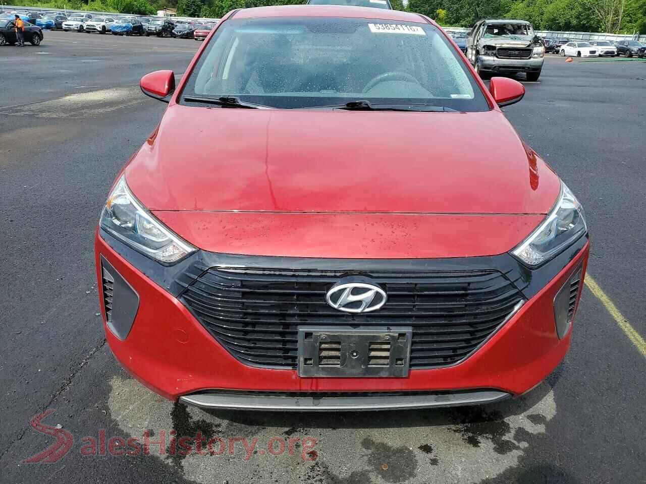 2019 HYUNDAI IONIQ VIN KMHC65LC0KU170574, rear view