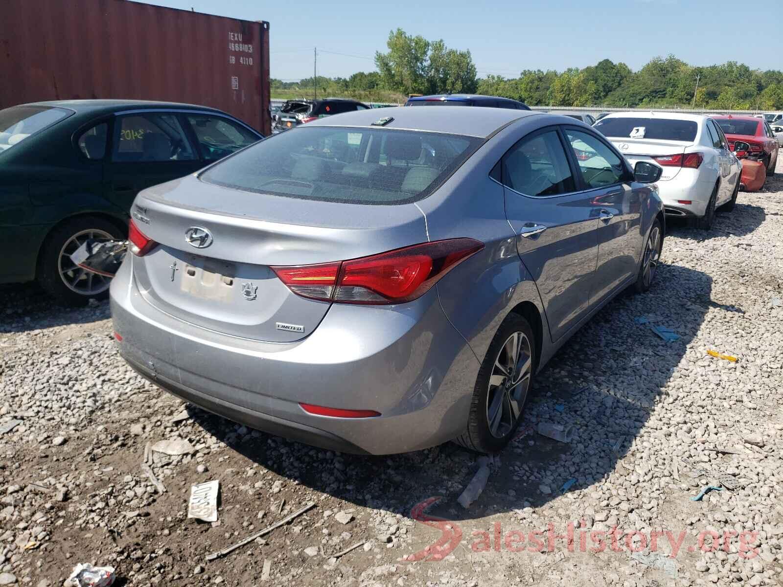 5NPDH4AE8GH789667 2016 HYUNDAI ELANTRA