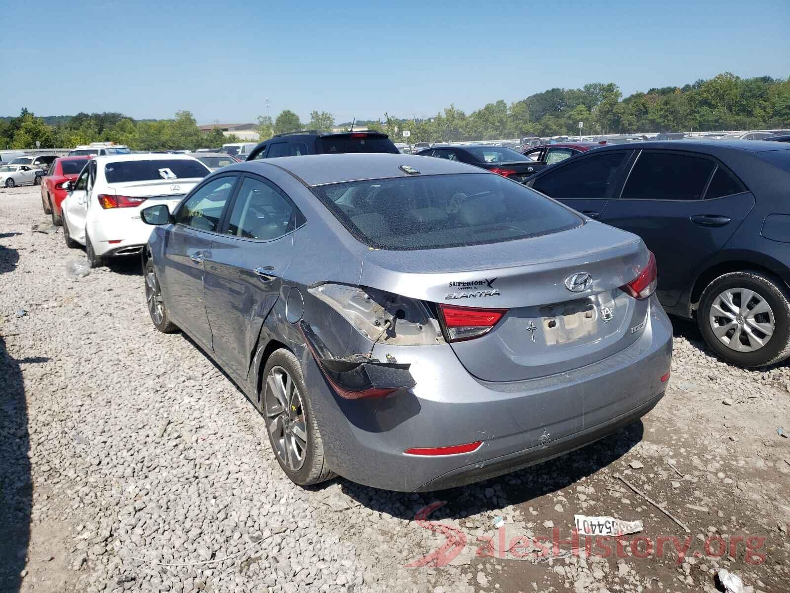 5NPDH4AE8GH789667 2016 HYUNDAI ELANTRA