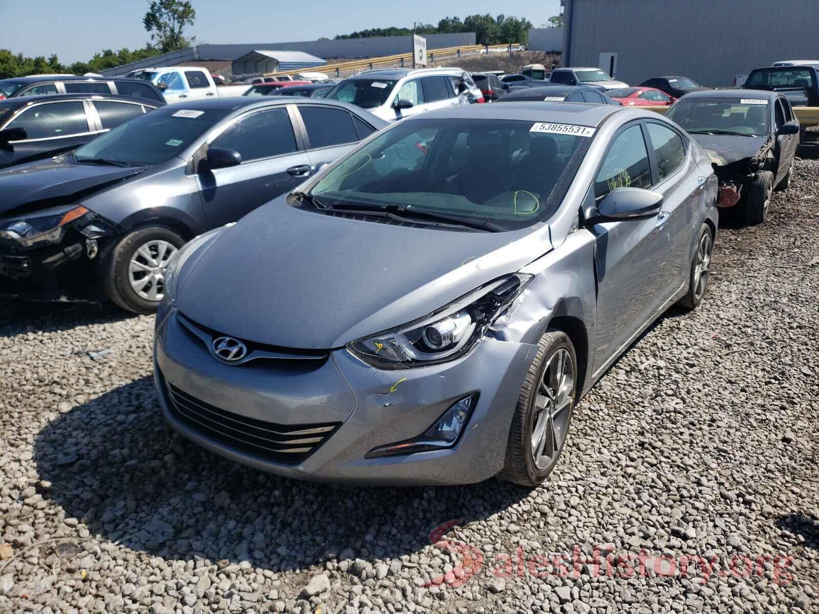 5NPDH4AE8GH789667 2016 HYUNDAI ELANTRA