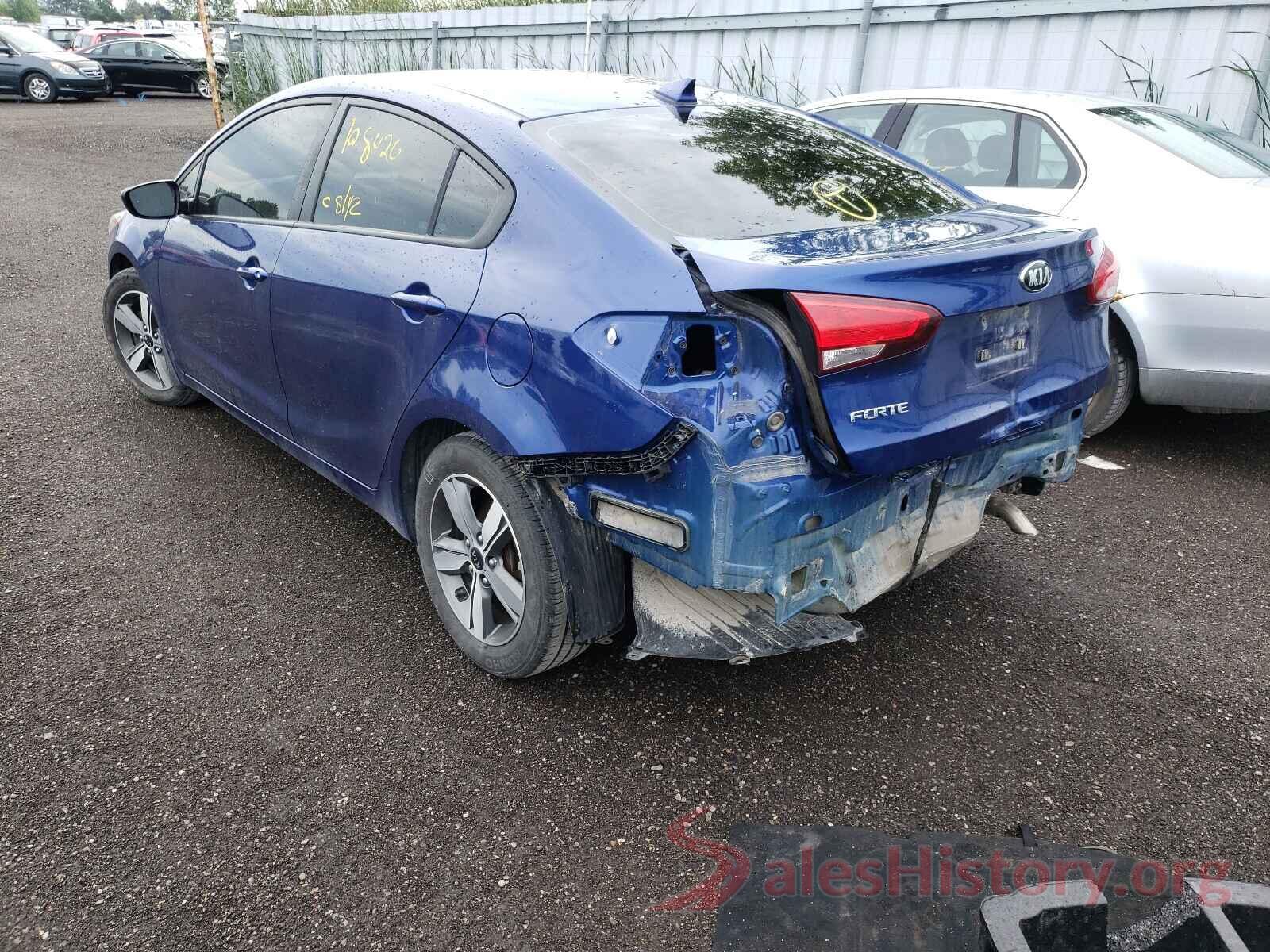 3KPFL4A7XJE163106 2018 KIA FORTE