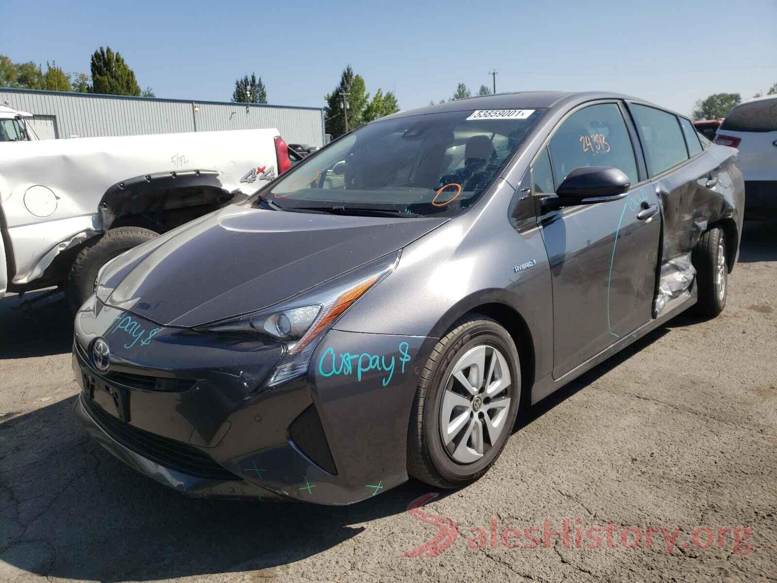 JTDKBRFU0J3064430 2018 TOYOTA PRIUS