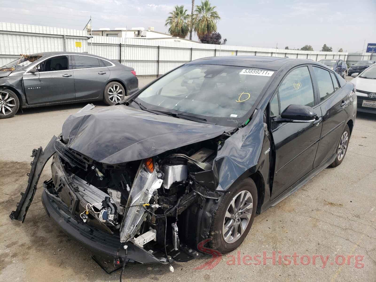 JTDKARFU9K3081022 2019 TOYOTA PRIUS