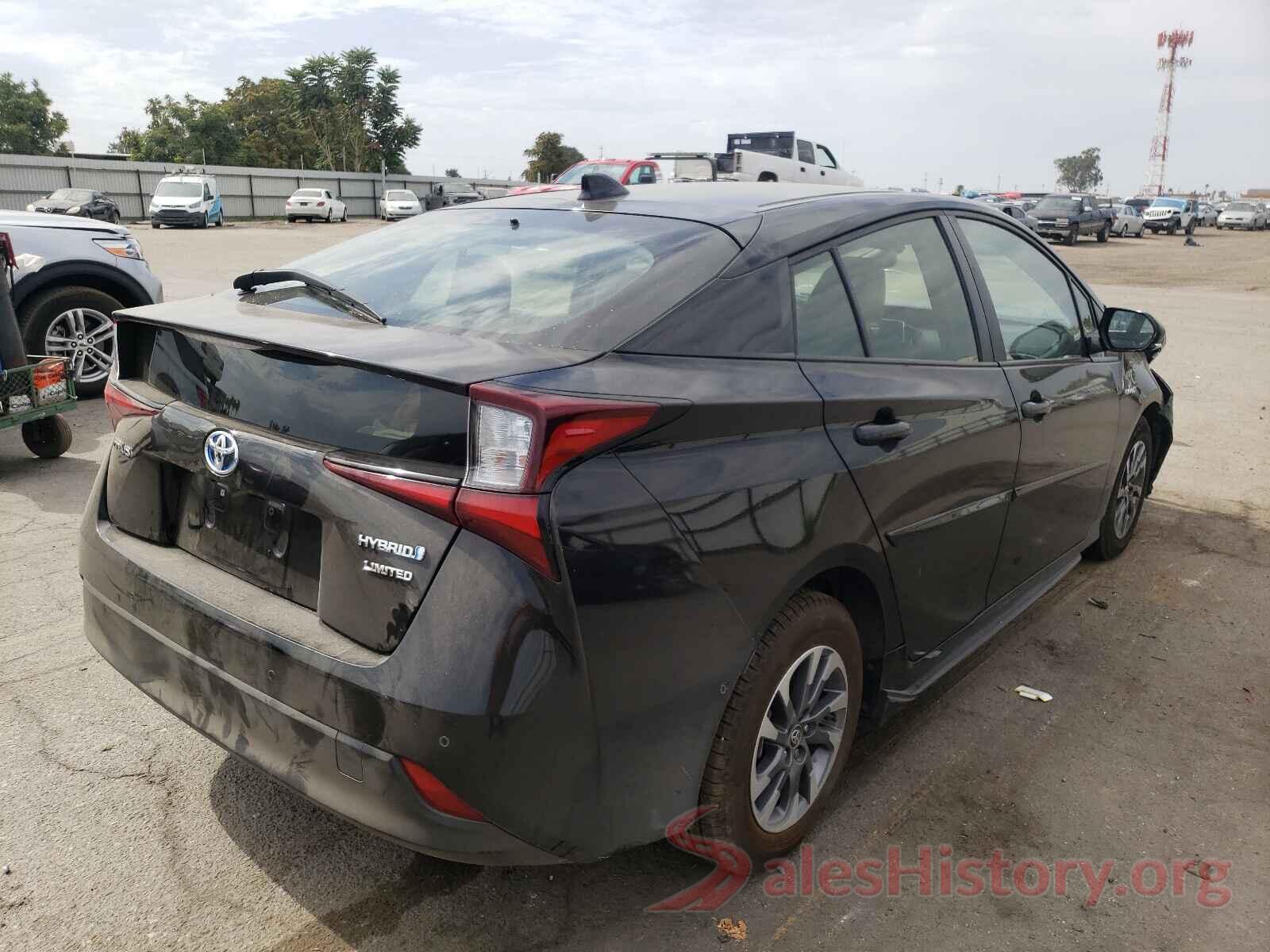 JTDKARFU9K3081022 2019 TOYOTA PRIUS