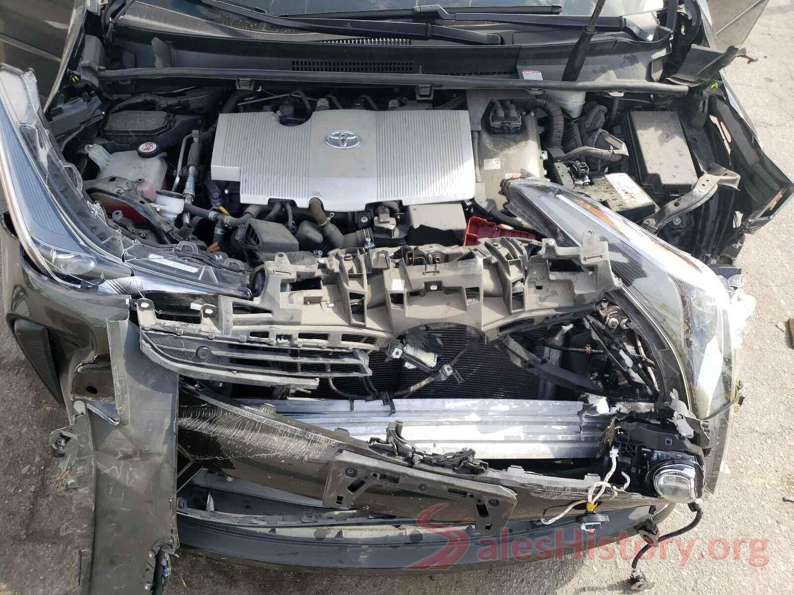 JTDKARFU9K3081022 2019 TOYOTA PRIUS