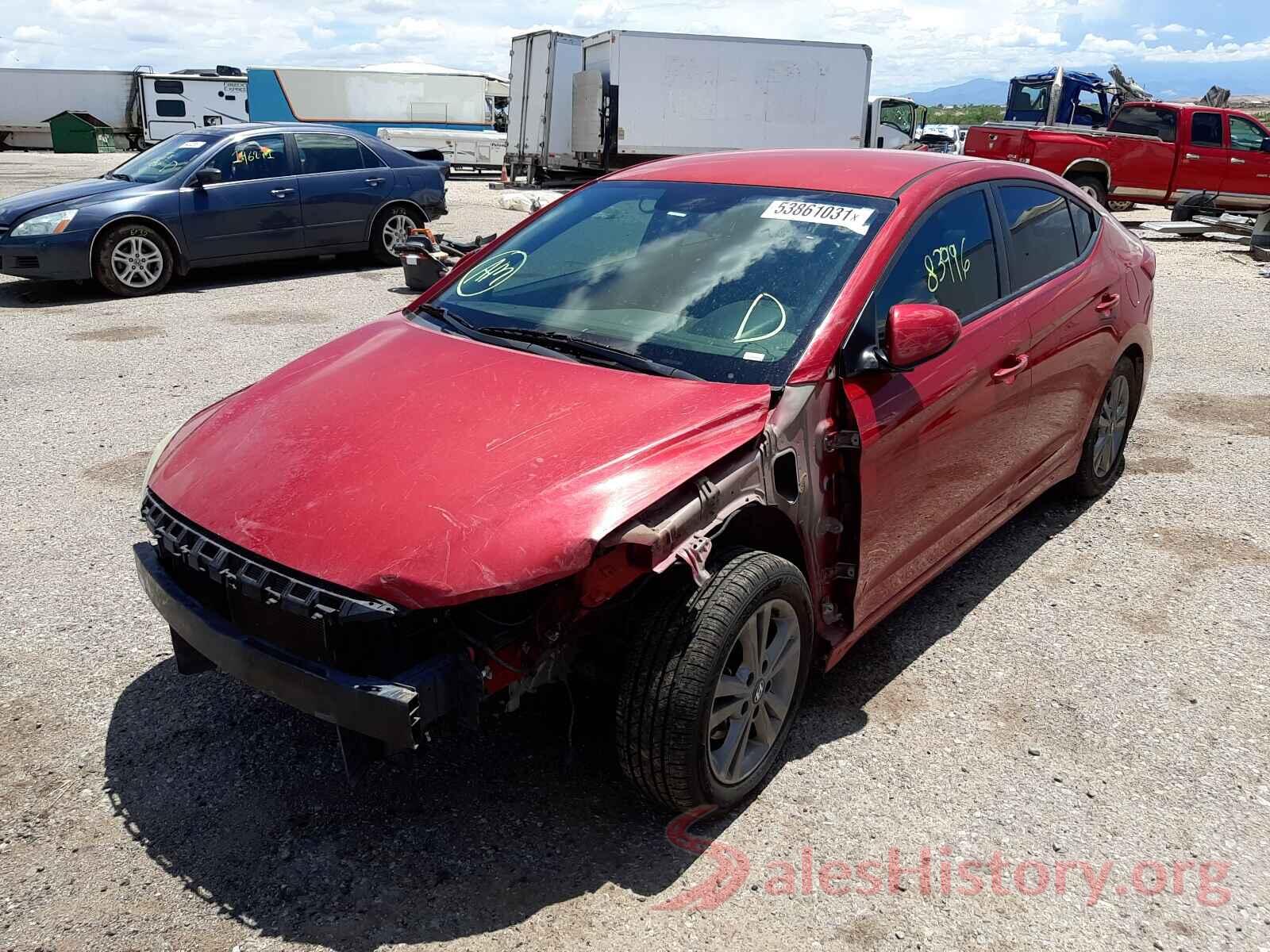 5NPD84LFXHH046130 2017 HYUNDAI ELANTRA