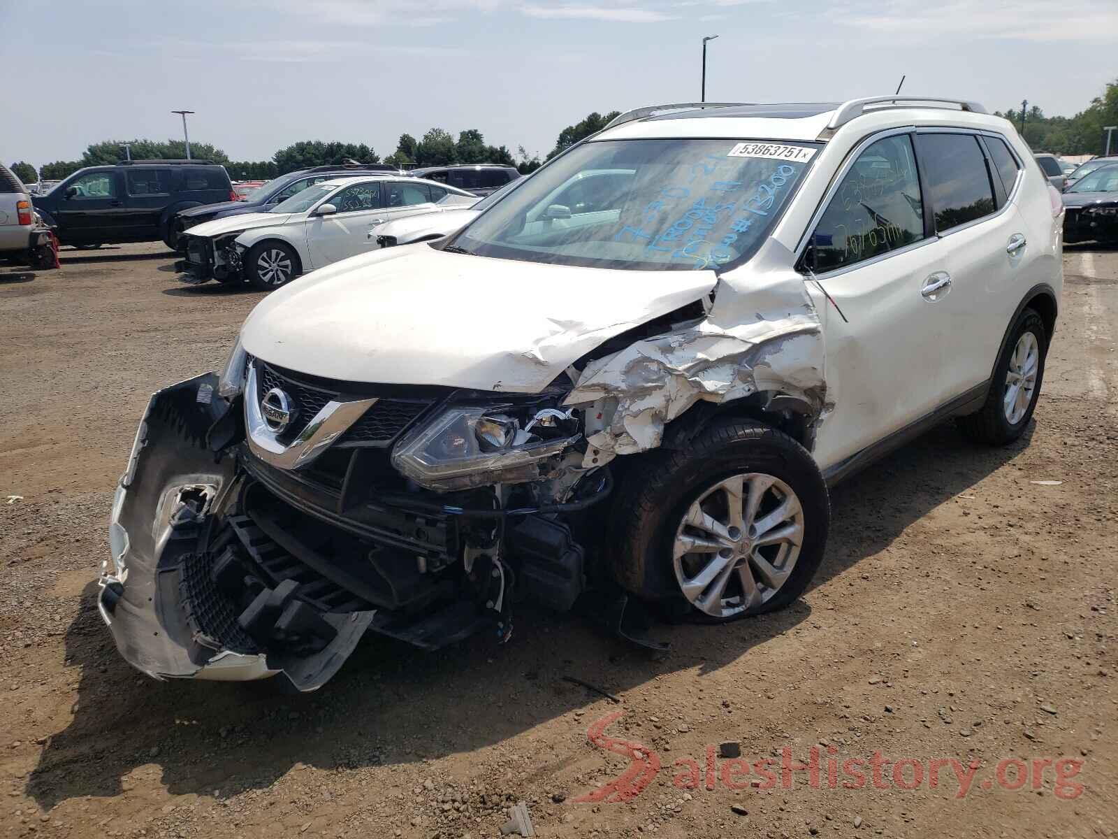 5N1AT2MV7GC815880 2016 NISSAN ROGUE