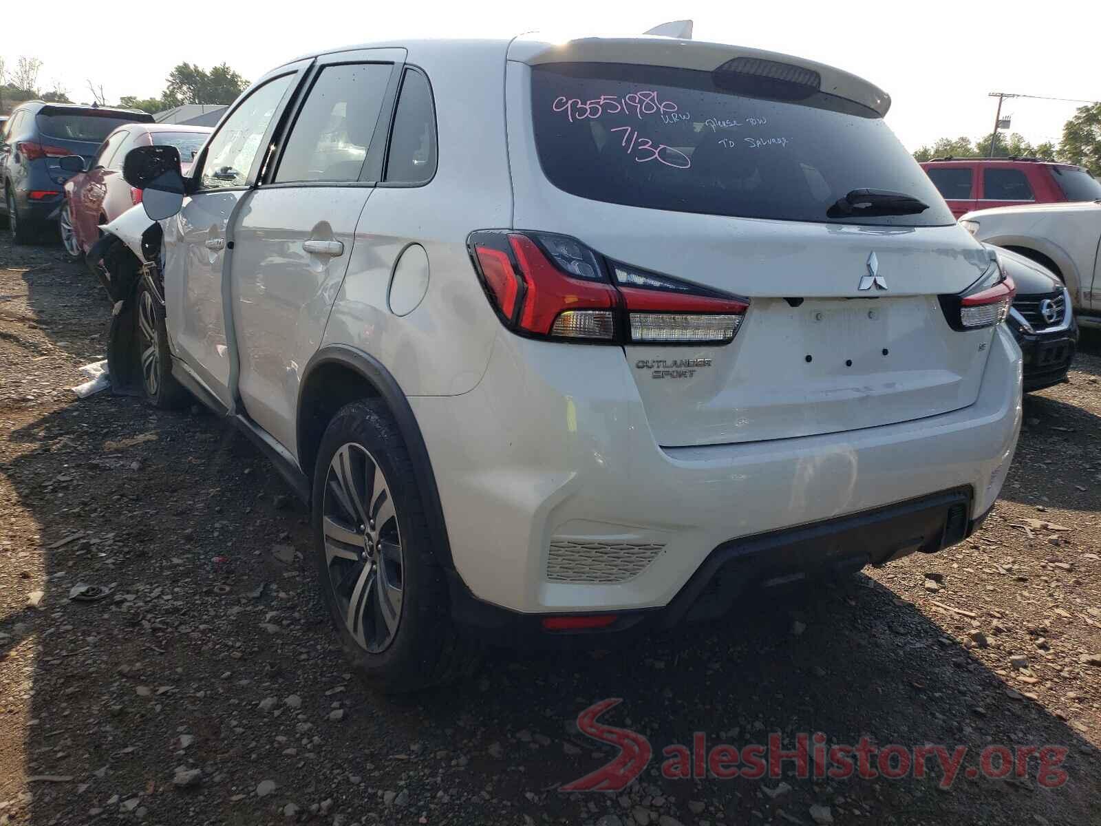 JA4AR3AU4LU009174 2020 MITSUBISHI OUTLANDER