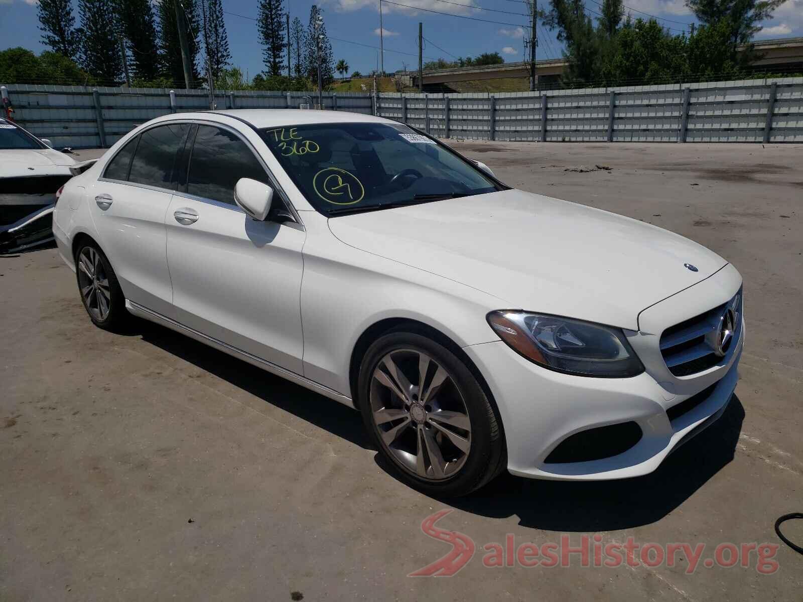 55SWF4JB1GU119122 2016 MERCEDES-BENZ C-CLASS