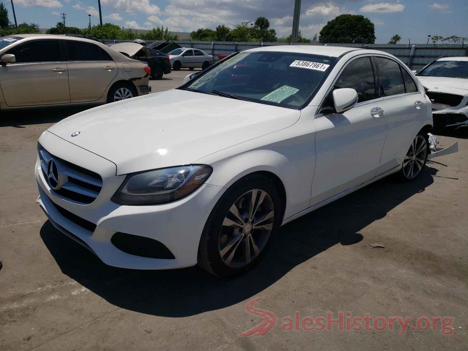 55SWF4JB1GU119122 2016 MERCEDES-BENZ C-CLASS