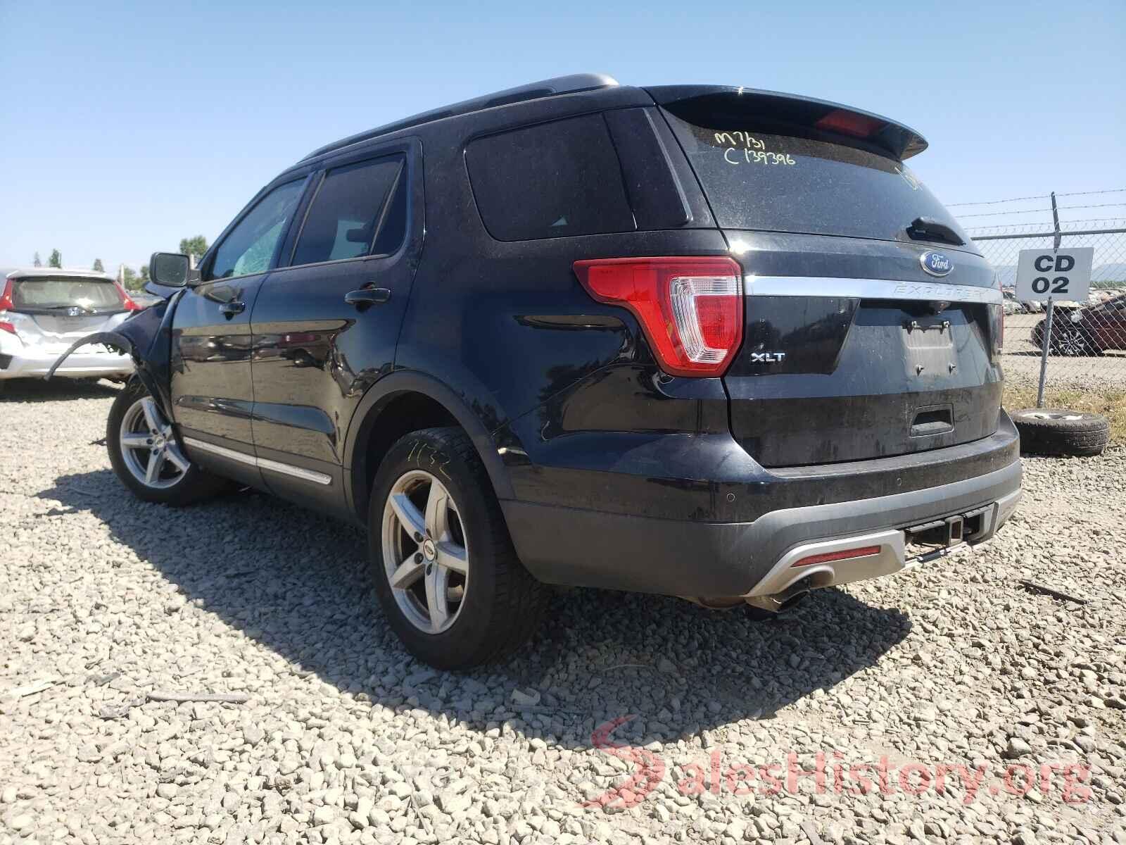 1FM5K8DH6HGA34411 2017 FORD EXPLORER