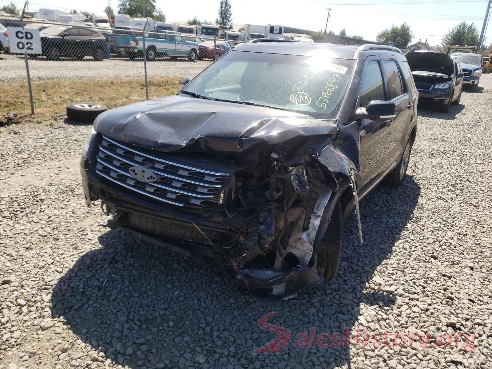 1FM5K8DH6HGA34411 2017 FORD EXPLORER