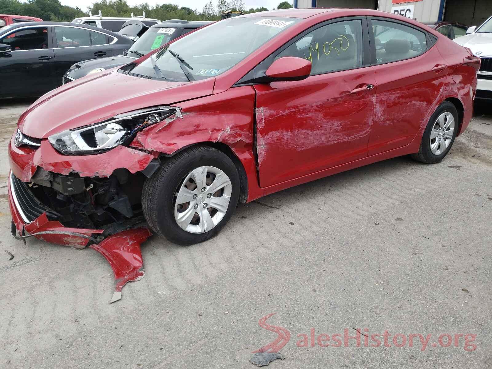 KMHDH4AE8GU515449 2016 HYUNDAI ELANTRA