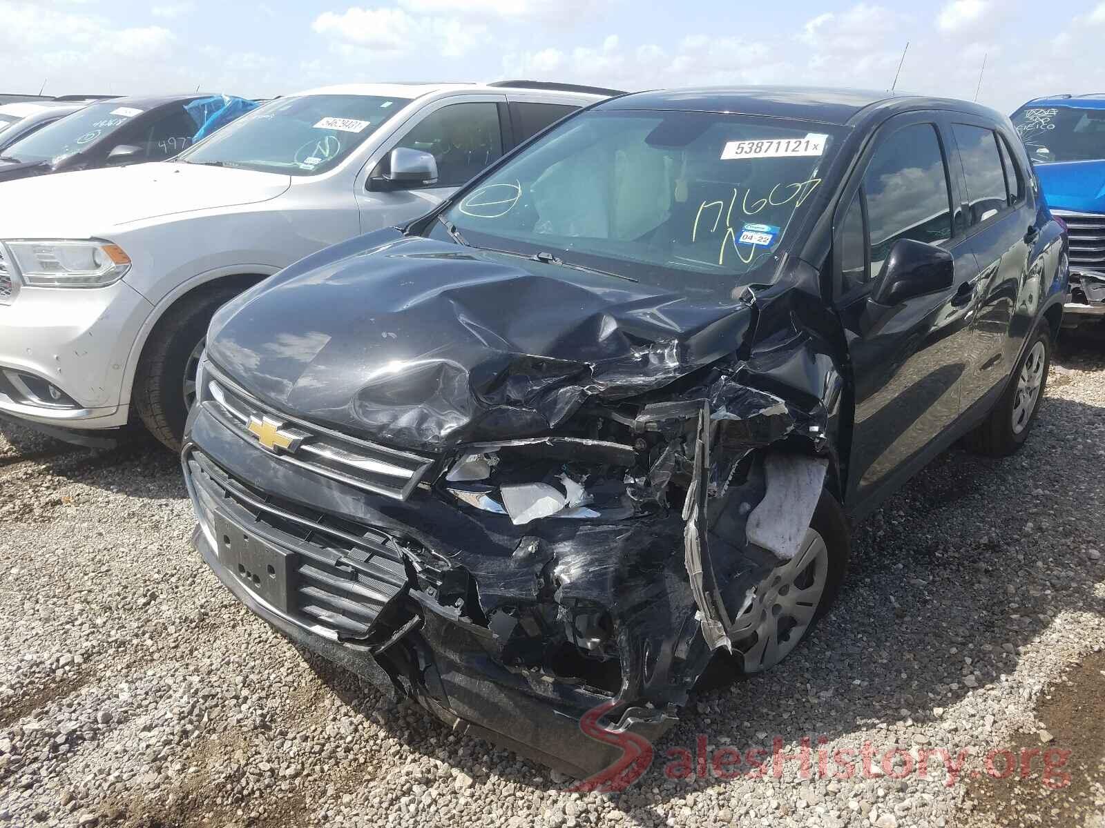 3GNCJKSBXHL171607 2017 CHEVROLET TRAX