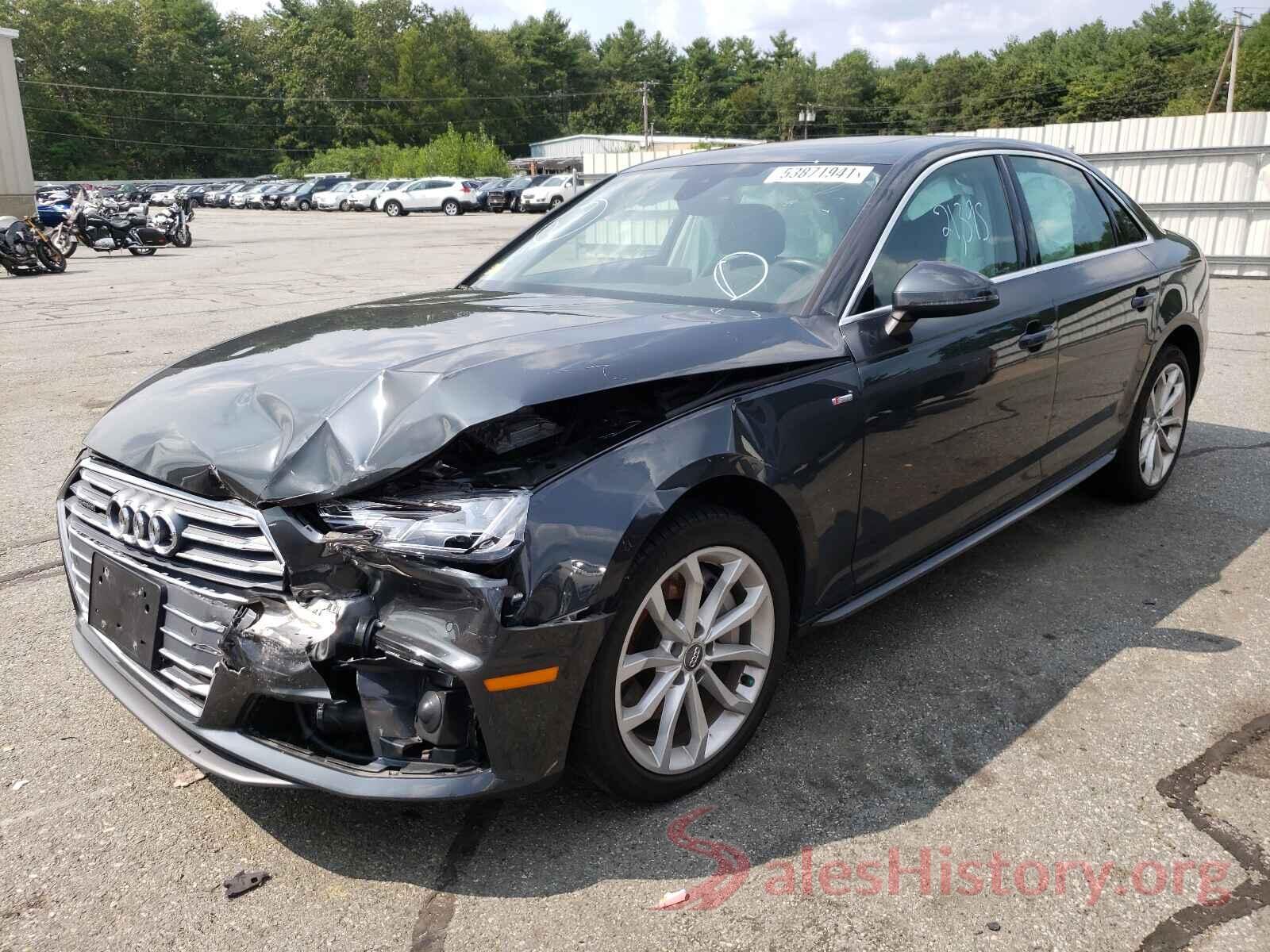 WAUENAF43KA029896 2019 AUDI A4