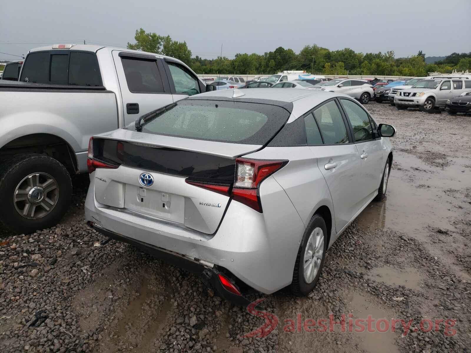 JTDKARFU5K3077694 2019 TOYOTA PRIUS