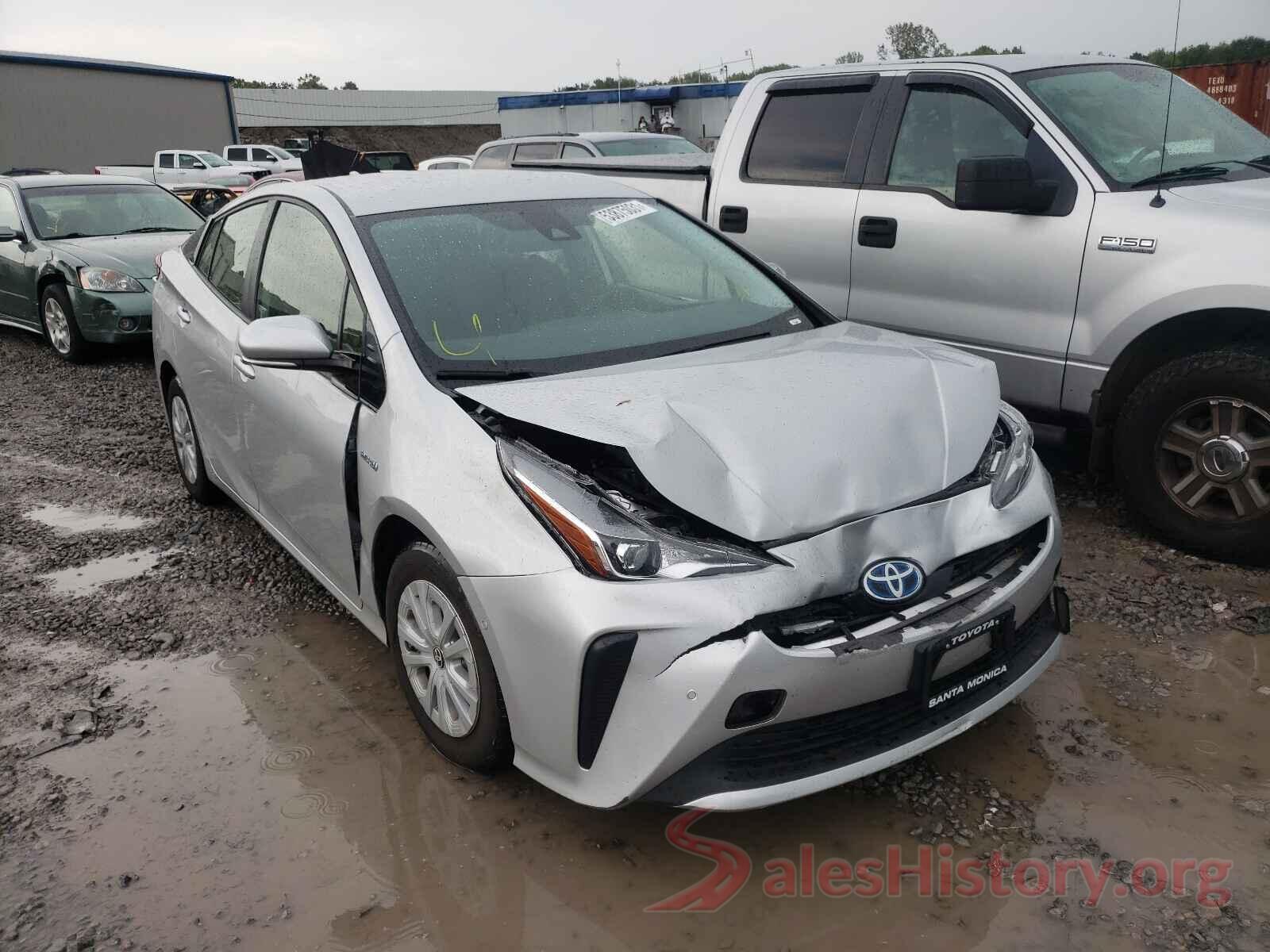 JTDKARFU5K3077694 2019 TOYOTA PRIUS