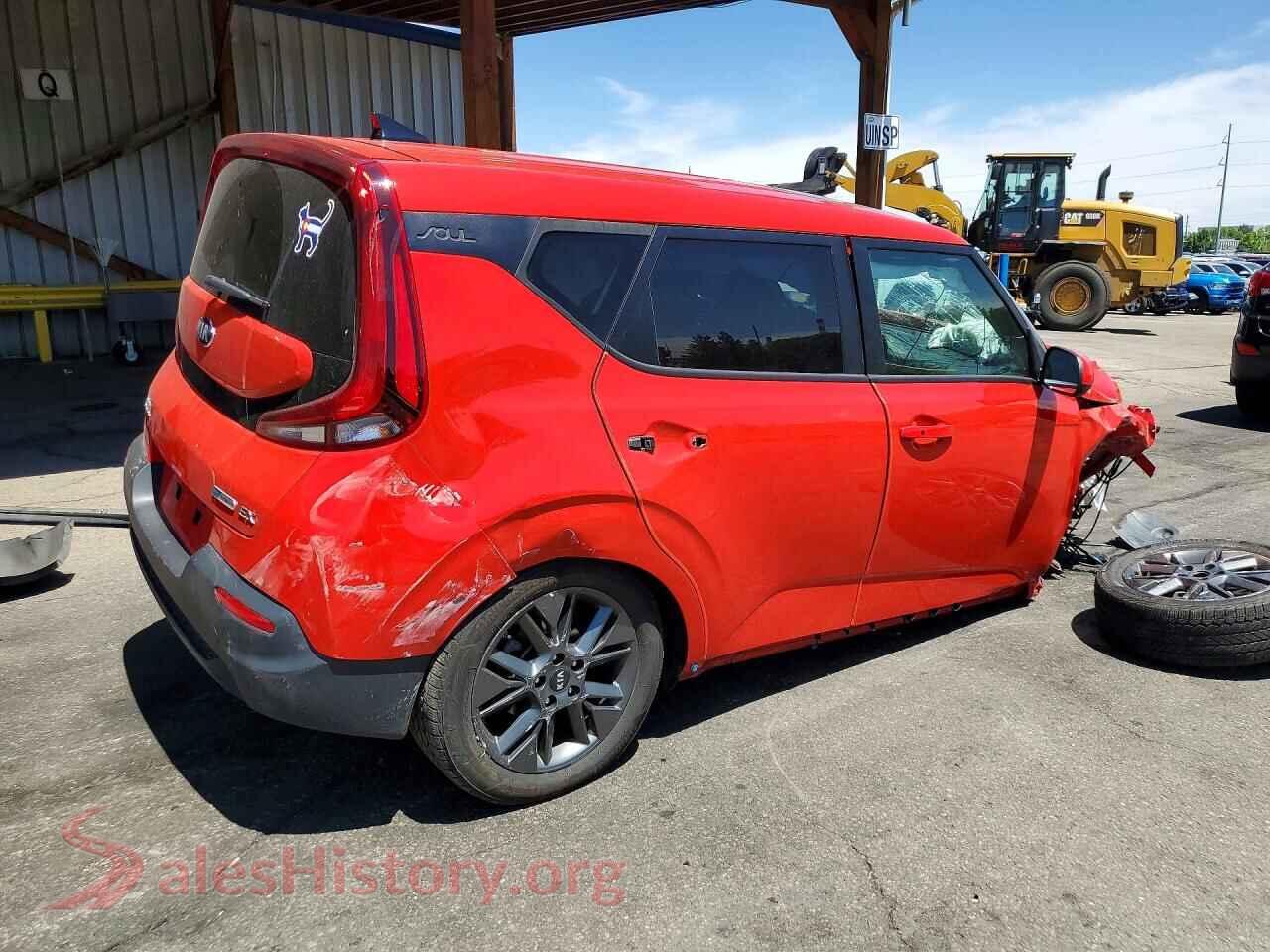2021 KIA SOUL VIN KNDJ33AU2M7133385, right side view