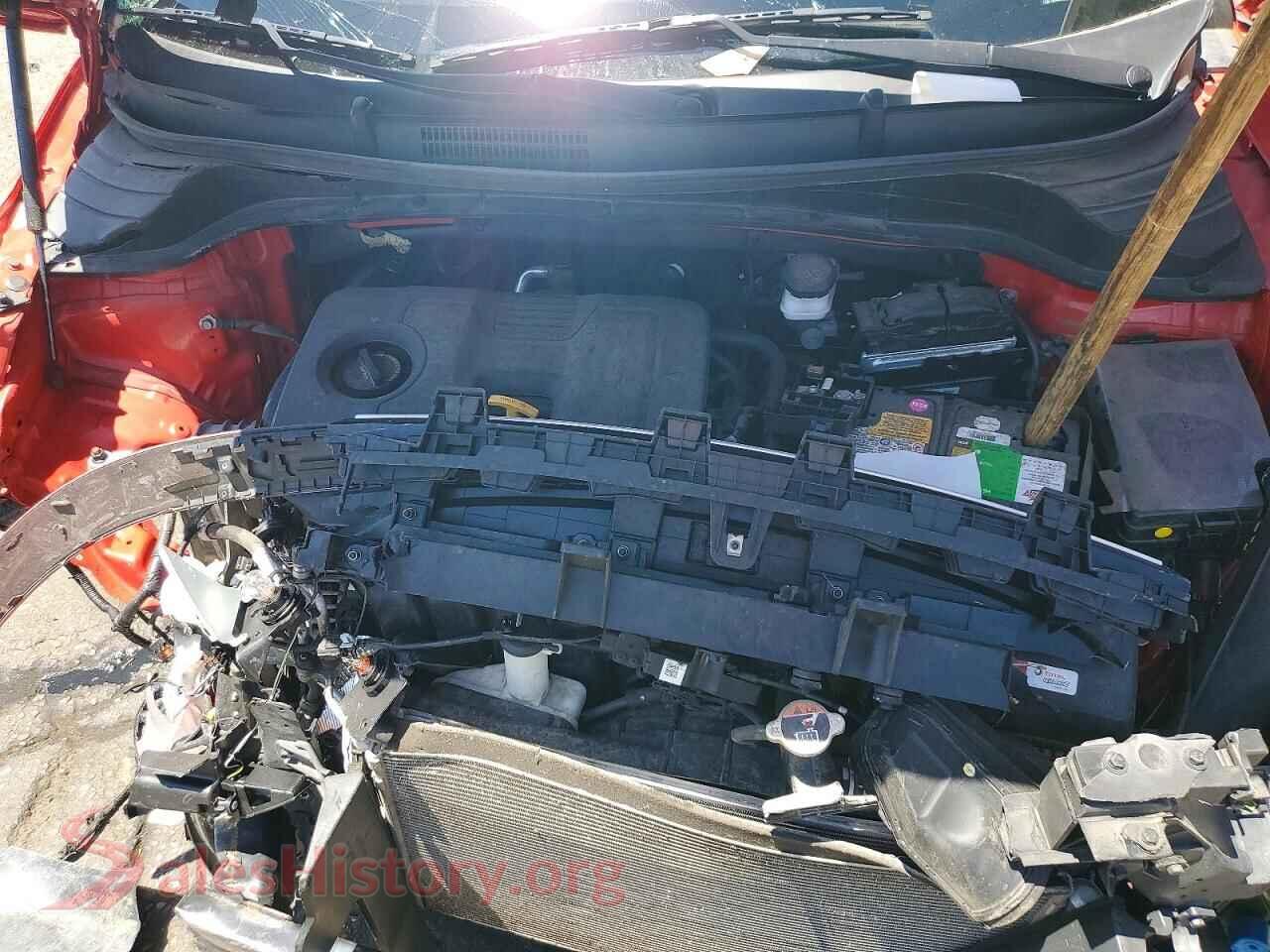 2021 KIA SOUL VIN KNDJ33AU2M7133385, VIN plate
