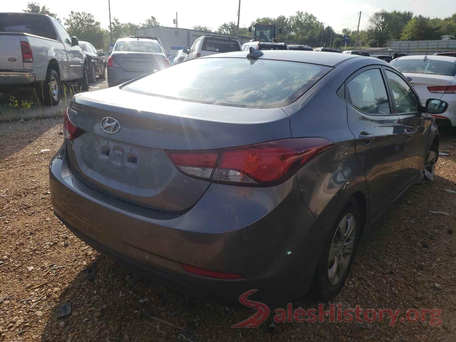 KMHDH4AE2GU642309 2016 HYUNDAI ELANTRA