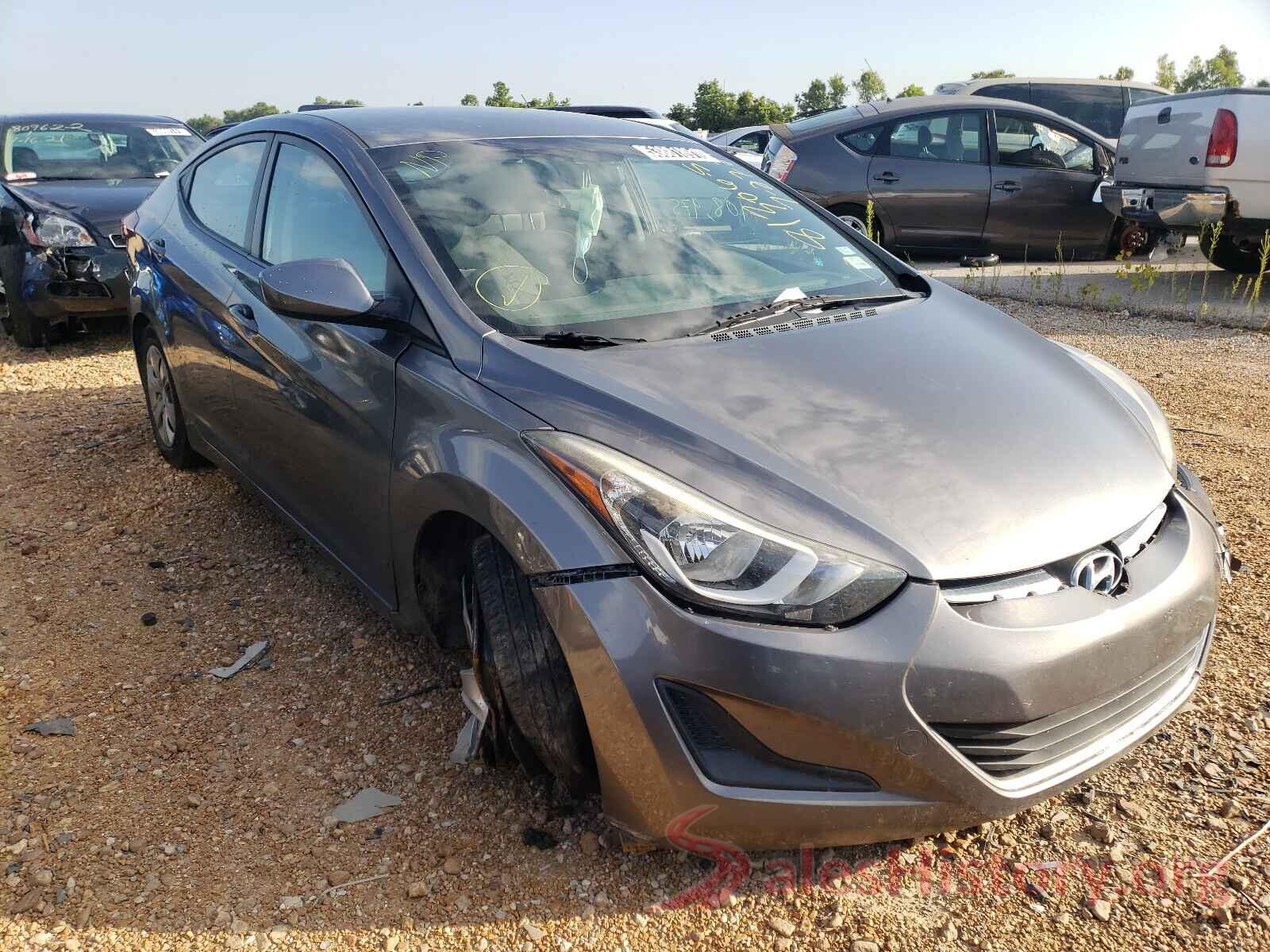 KMHDH4AE2GU642309 2016 HYUNDAI ELANTRA