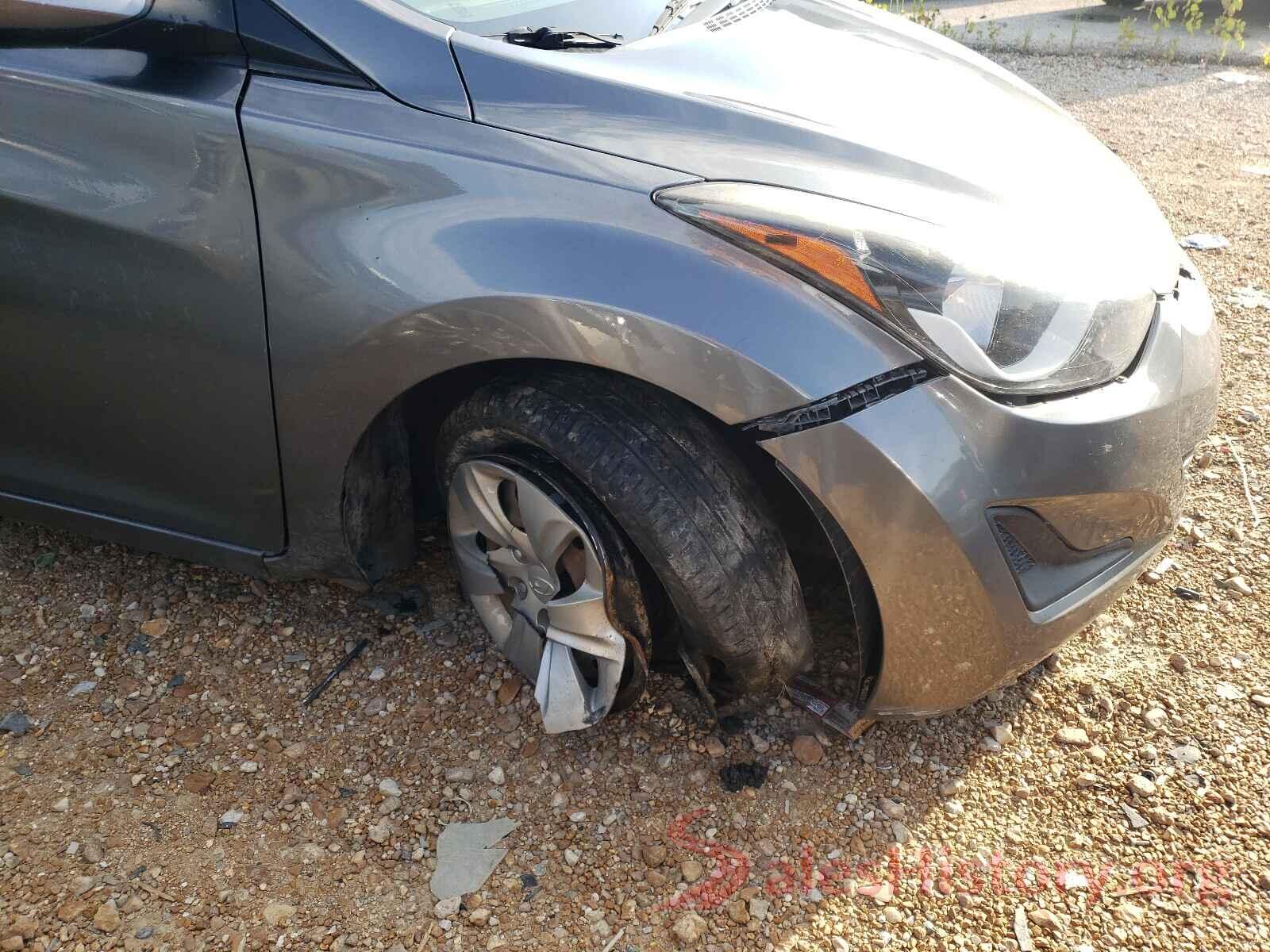 KMHDH4AE2GU642309 2016 HYUNDAI ELANTRA