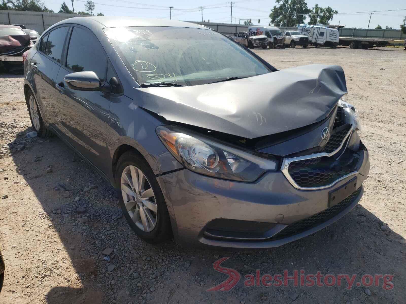 KNAFX4A6XG5480879 2016 KIA FORTE