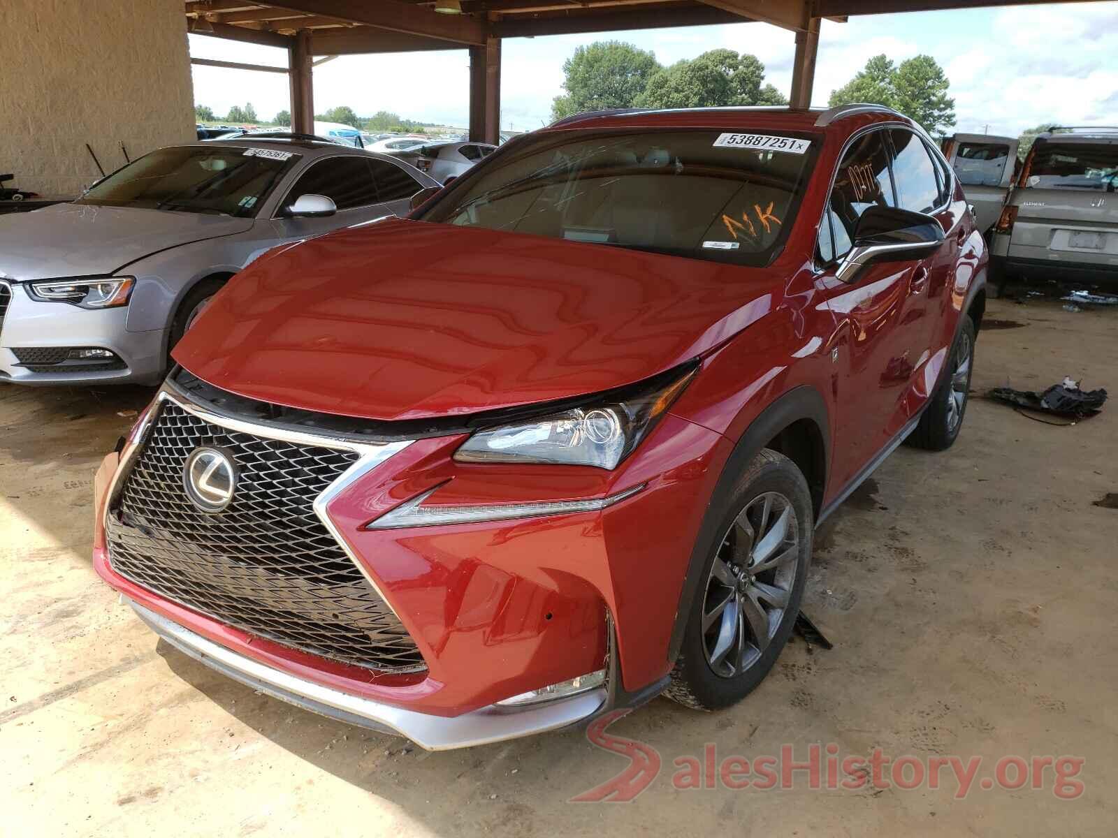 JTJYARBZ0G2026237 2016 LEXUS NX