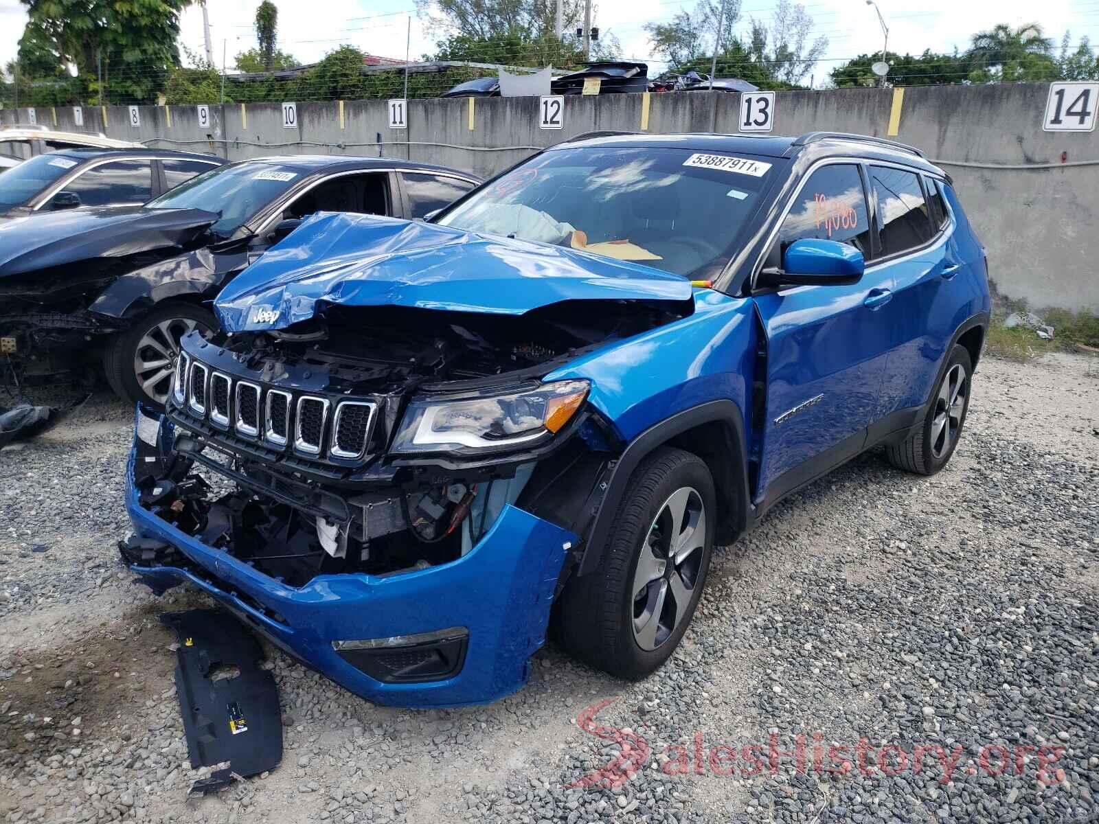 3C4NJCBB5JT228809 2018 JEEP COMPASS