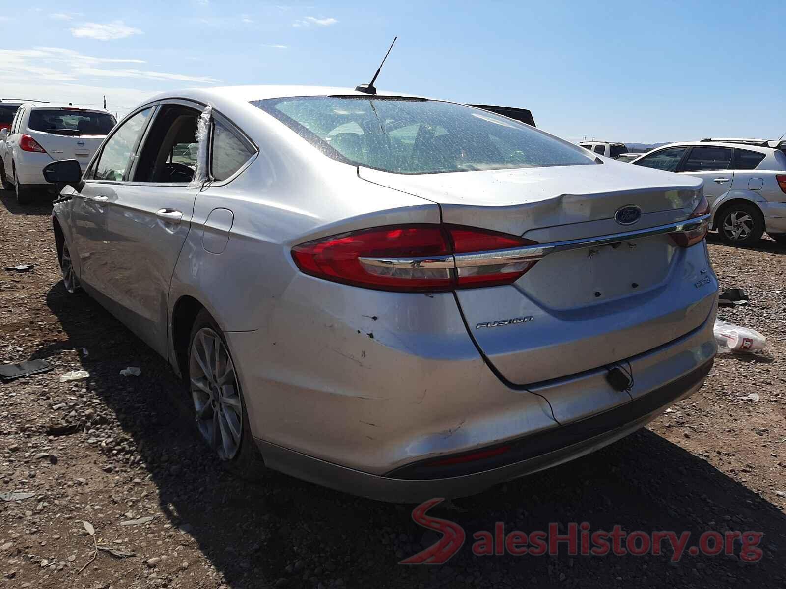 3FA6P0LU7HR386342 2017 FORD FUSION