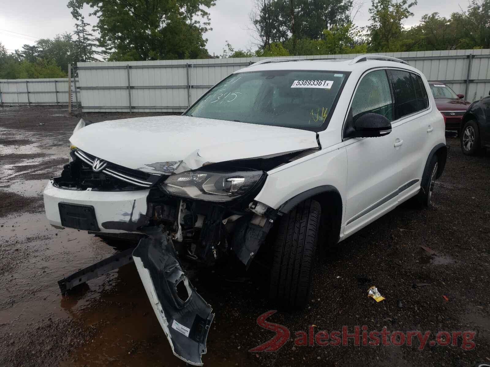 WVGUV7AXXHK006455 2017 VOLKSWAGEN TIGUAN