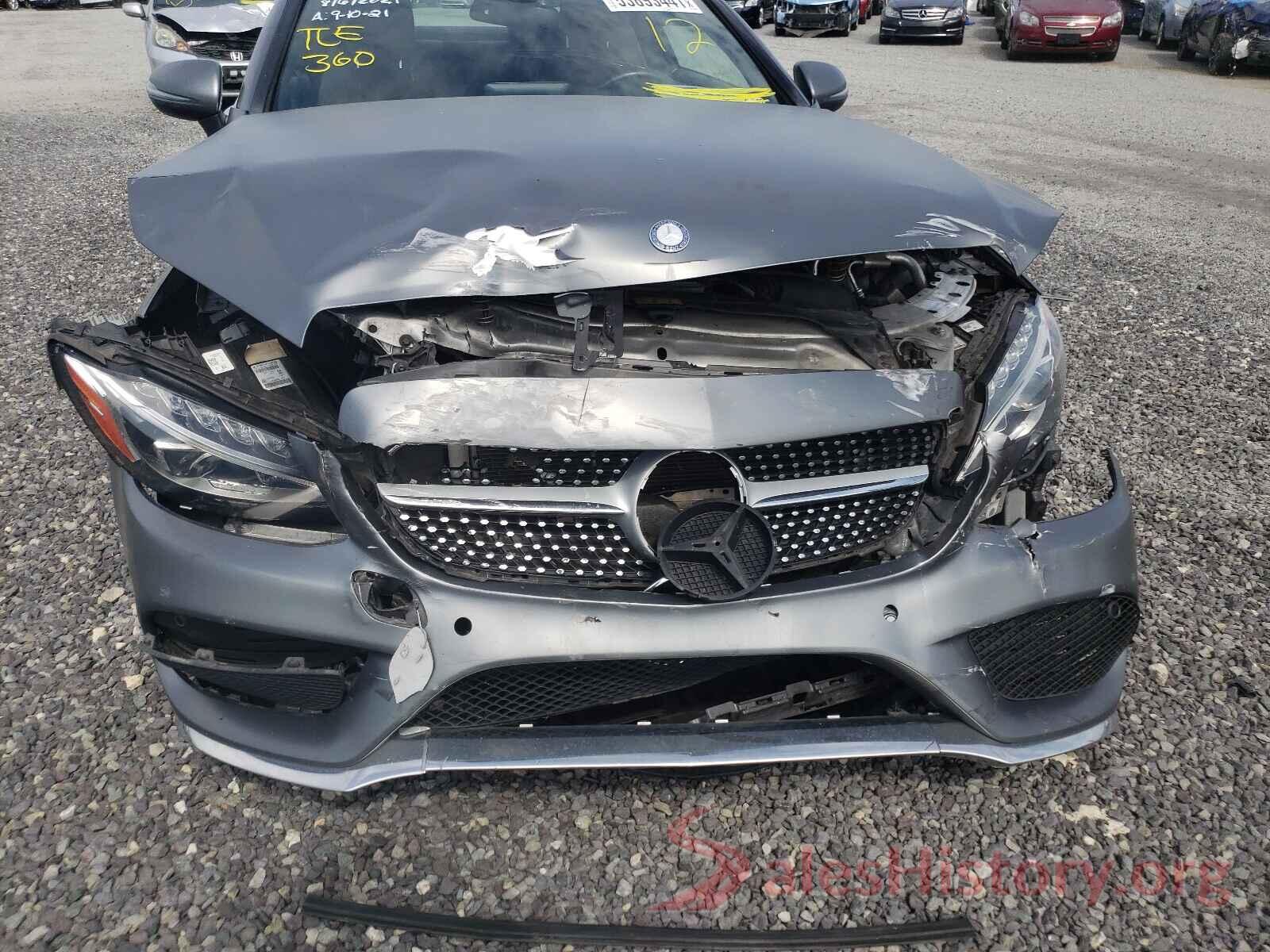 WDDWJ4KB7HF354500 2017 MERCEDES-BENZ C-CLASS