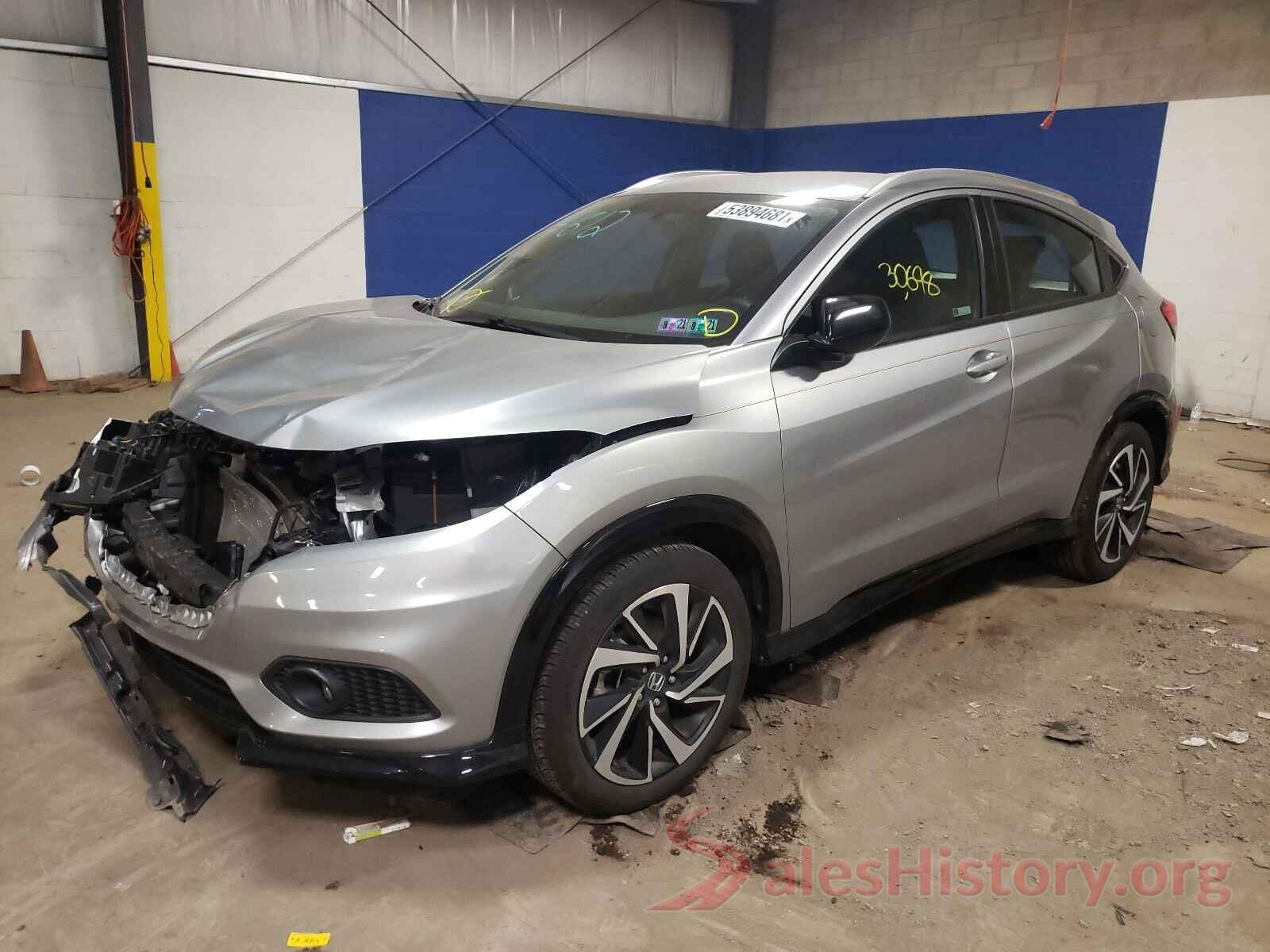 3CZRU6H10KG734741 2019 HONDA HR-V