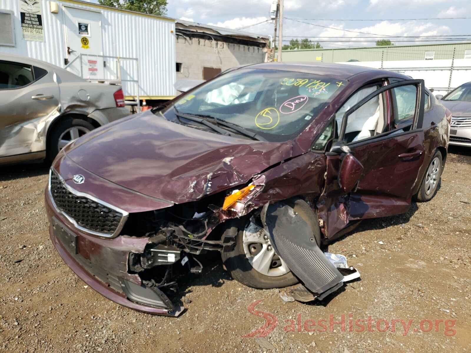 3KPFK4A78HE080349 2017 KIA FORTE