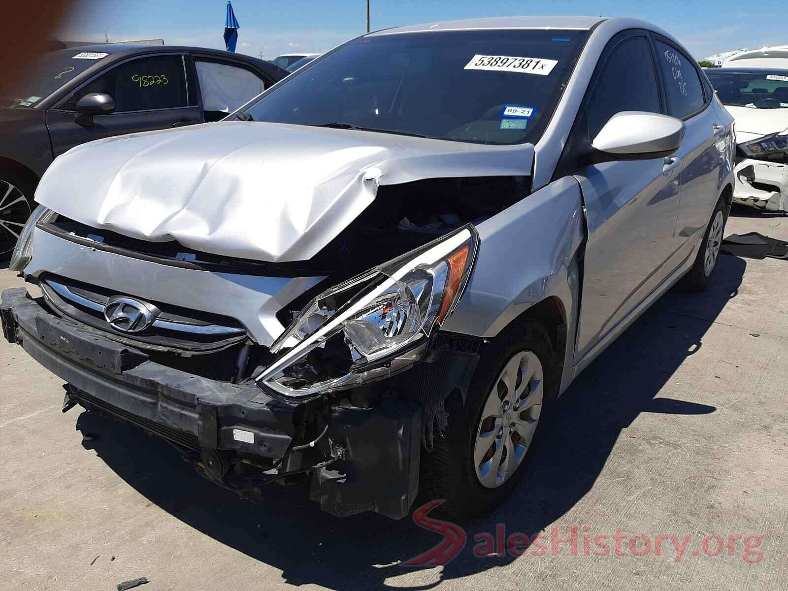 KMHCT4AE0GU002240 2016 HYUNDAI ACCENT